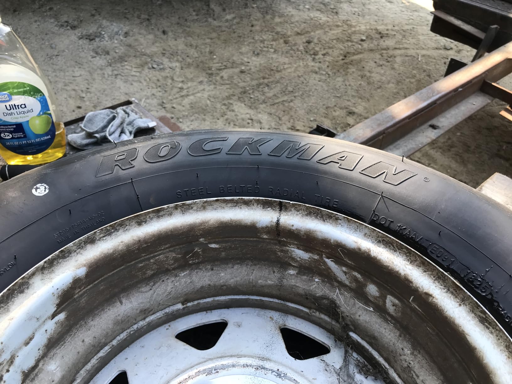 ROCKMAN Trailer Tire ST205/75R15 8-Ply Load Range D 107M Radial, Set4 customer photo 2