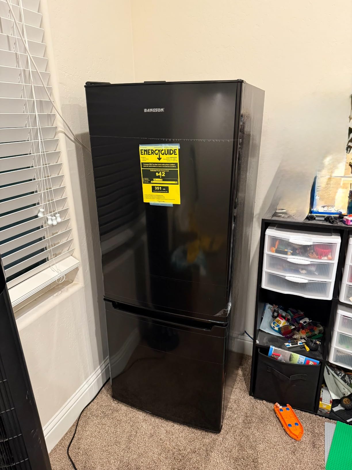 BANGSON Apartment 7.1 Cu.Ft Refrigerator with Bottom Freezer Silver | Office Fridge with Bottom Freezer, Large Capacity, Energy Saving, Adjustable Thermostat, Low Noise customer photo 2