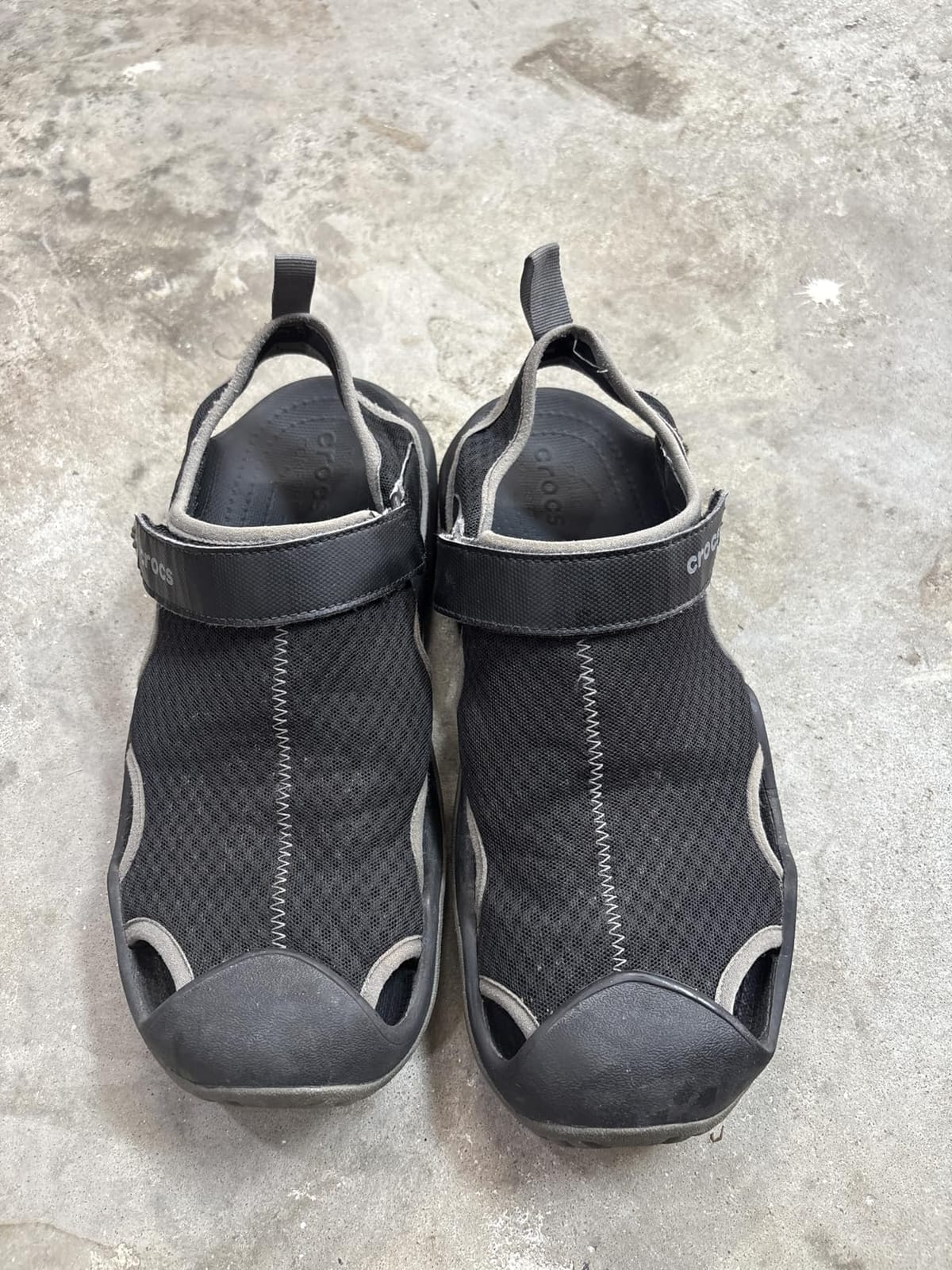 Crocs Men's Swiftwater Mesh Deck Sandals customer photo 2
