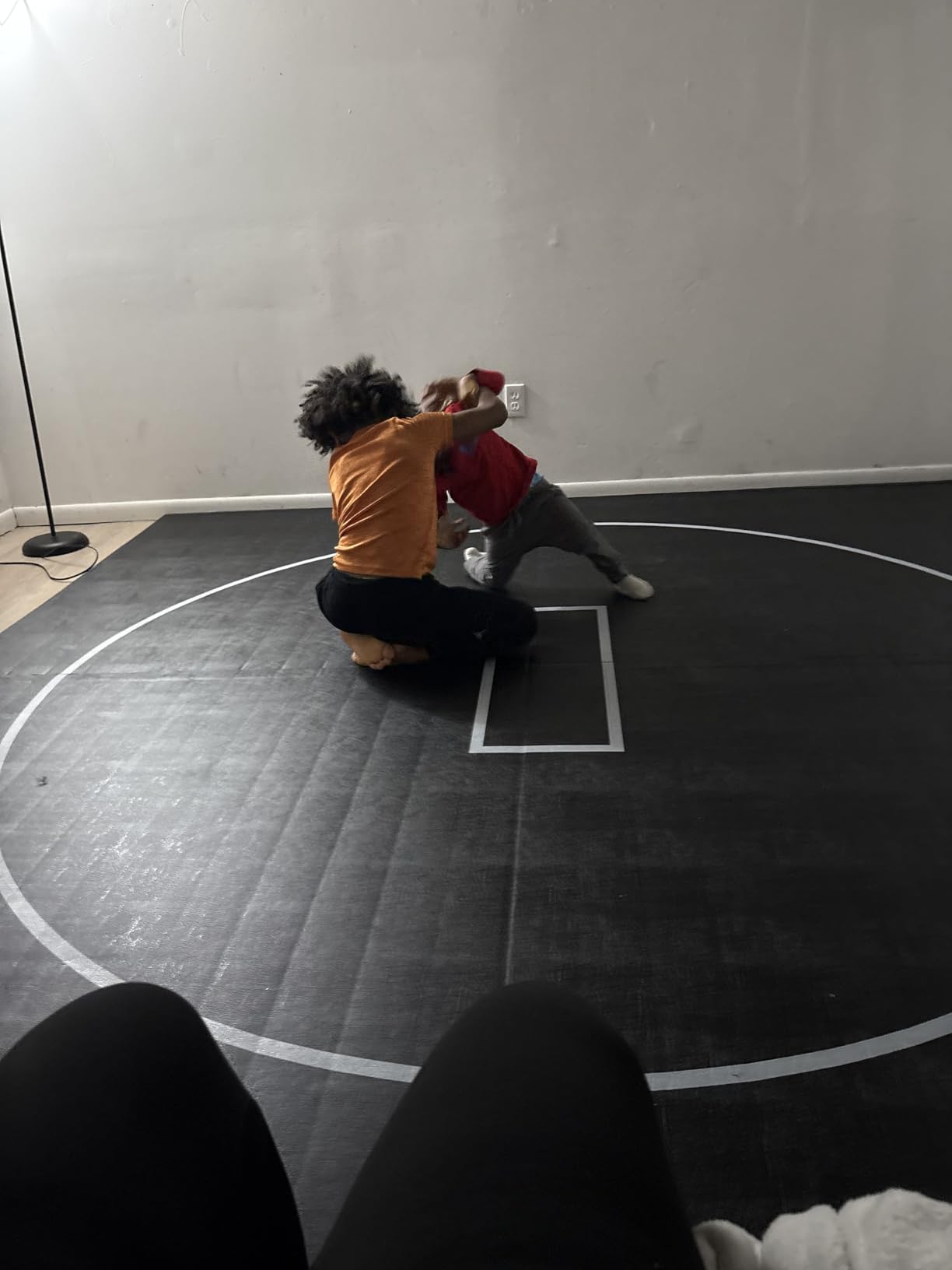 Gold Medal Sports 10' x 10' Wrestling Mat, Jiu Jitsu BJJ Mats, Wrestling Mats, Martial Arts Thick Mats for Home, Judo Tatami Wrestling customer photo 1