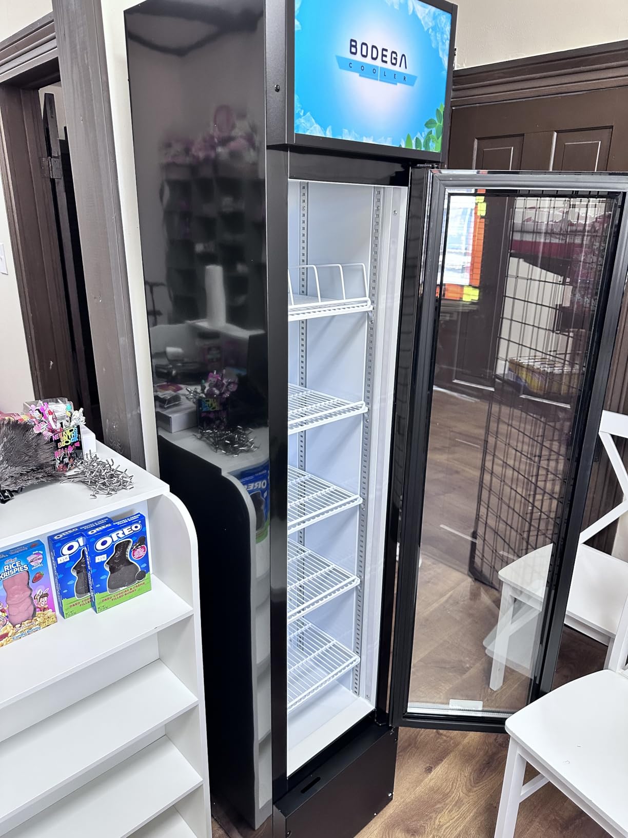BODEGACOOLER Commercial Refrigerator, 27.02Cu.Ft Glass Door Beverage Cooler customer photo 1