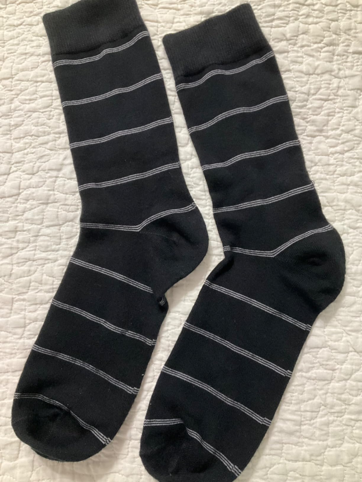 Men's Bamboo Rayon Dress Socks, 6 Pairs, Mid Calf customer photo 1