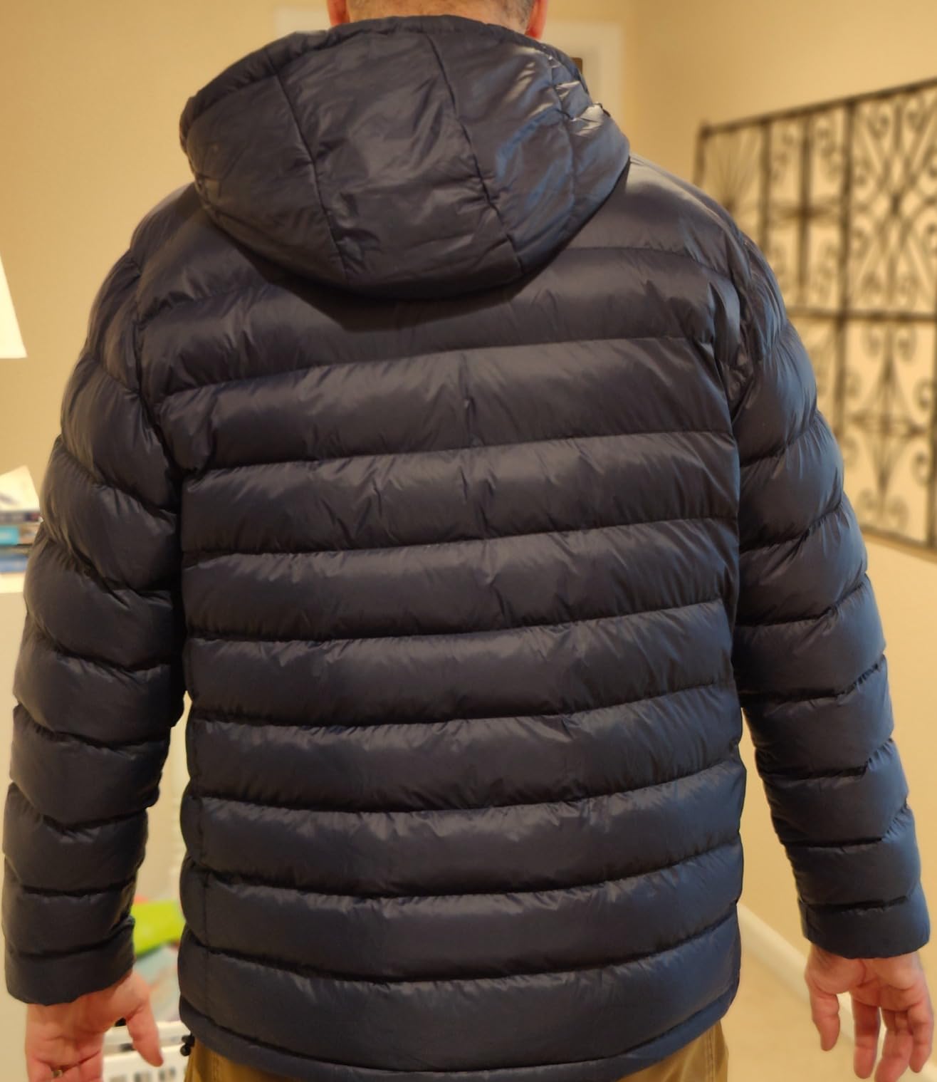 TBMPOY Men's Lightweight Puffer Jackets Detachable Hood Water-Resistant Casual Winter Coat Hooded Insulated for Travel Ski customer photo 1