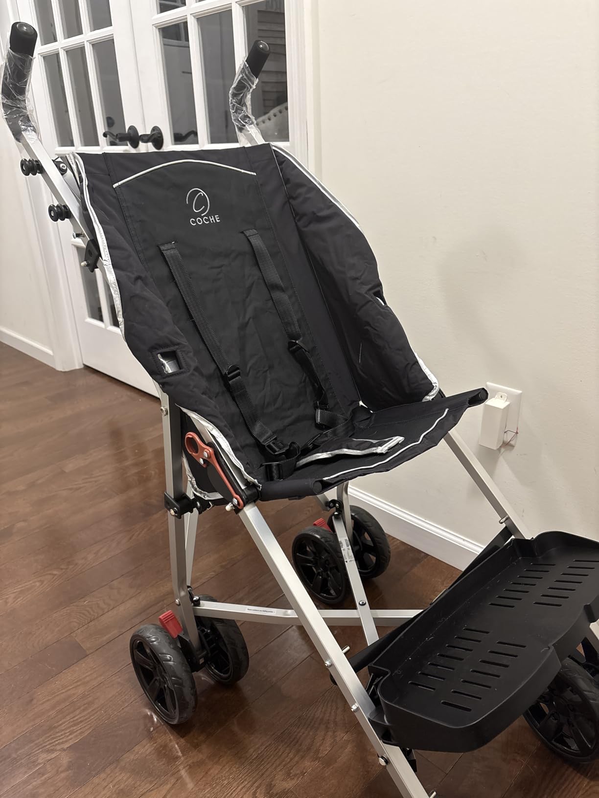 Coche XL Special Needs Stroller, Disability Stroller for Older Child, Larger Size Pushchair, Easy Folding System, Lightweight Aluminum Frame (Black) customer photo 1