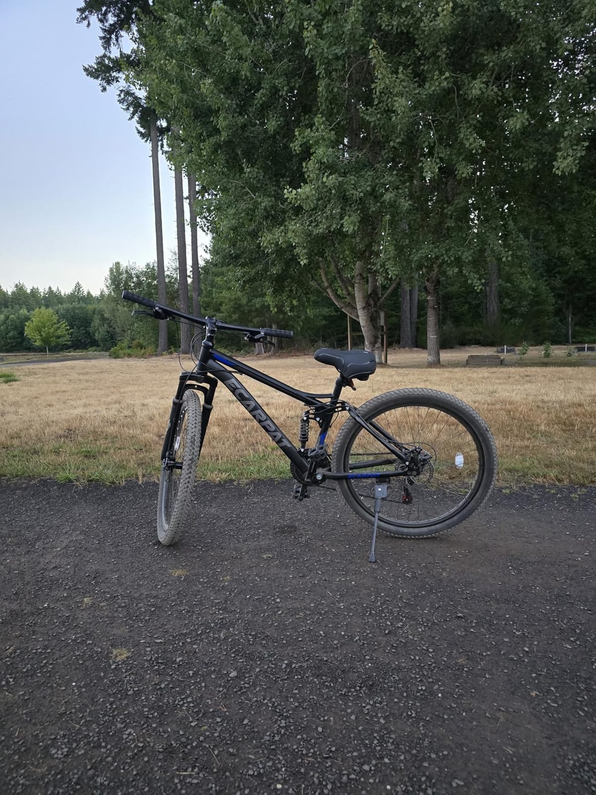 Mountain Bike 24 26 Inch, Dual Full Suspension Mens Womens Bike, 21 Speeds Dual Disc Brake Carbon Steel Bike, Boys Mens Mountain Bike for School Work Summer Camping customer photo 1