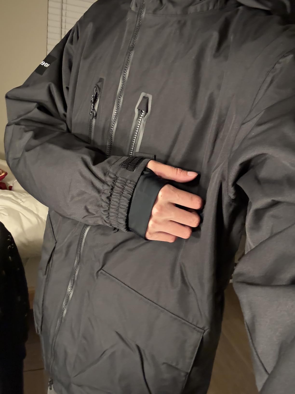 GSOU SNOW Mens Baggy Snowboard Jacket Snow Ski jacket Waterproof customer photo 2