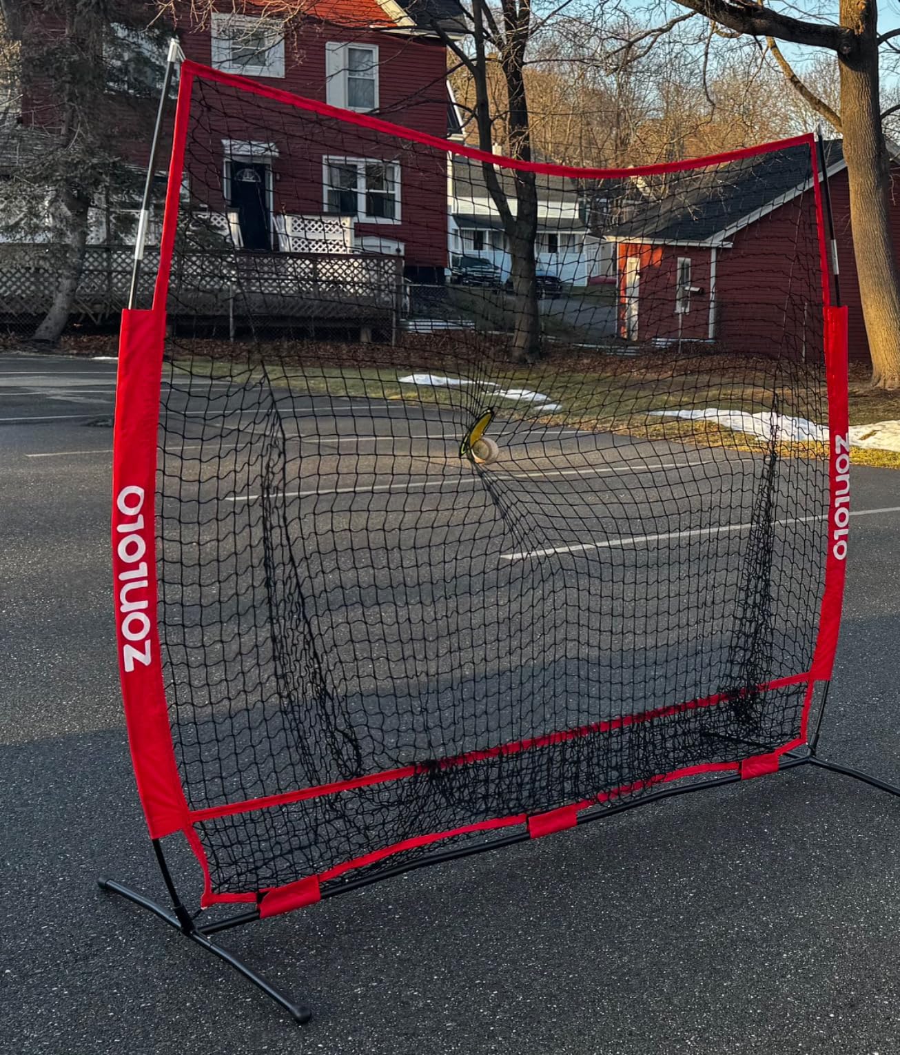 Zonlolo 6 x 6 FT Baseball Net with 3 Different Targets, Portable Practice Net for Batting, Hitting, Pitching and Throwing, Compact Package with Small Carrying Bag, Great for Kids customer photo 1