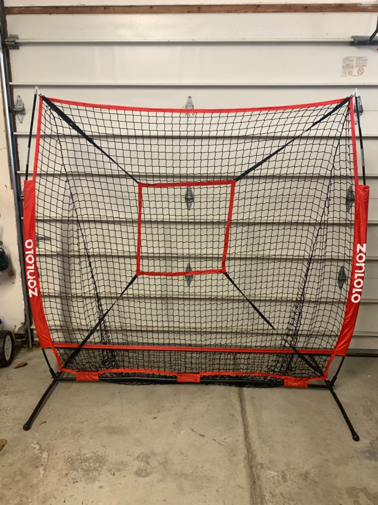 Zonlolo 6 x 6 FT Baseball Net with 3 Different Targets, Portable Practice Net for Batting, Hitting, Pitching and Throwing, Compact Package with Small Carrying Bag, Great for Kids customer photo 2