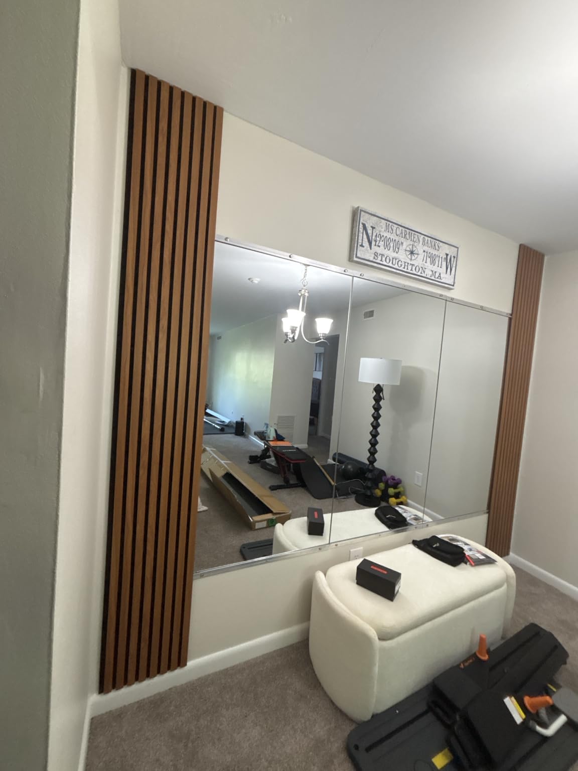 NeatiEase Wood Panels for Wall, 4-Piece 96
