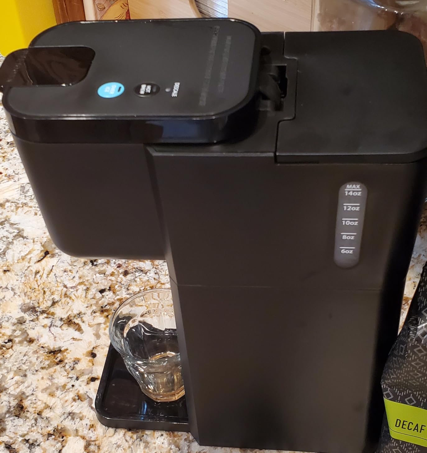 Tastyle Mini Single Serve Hot and Iced Coffee Maker for K Cup and Ground, 6 to14 Oz Brew Sizes, with Recipe Book, for Home, Travel, RV, Office and Dorm, K310IC, Classic Black customer photo 1