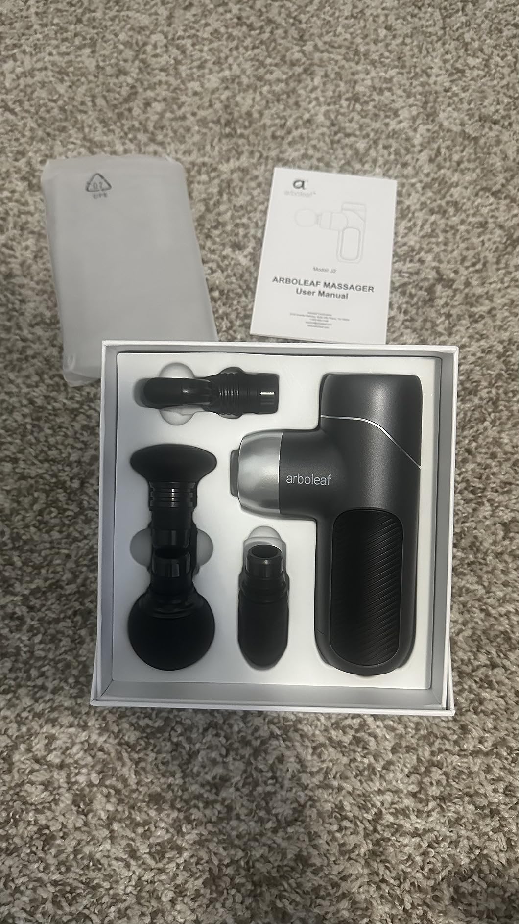 arboleaf Mini Massage Gun, Deep Tissue Percussion Massager Back Pain Relief | Portable Travel Size, Ultra-Quiet customer photo 2