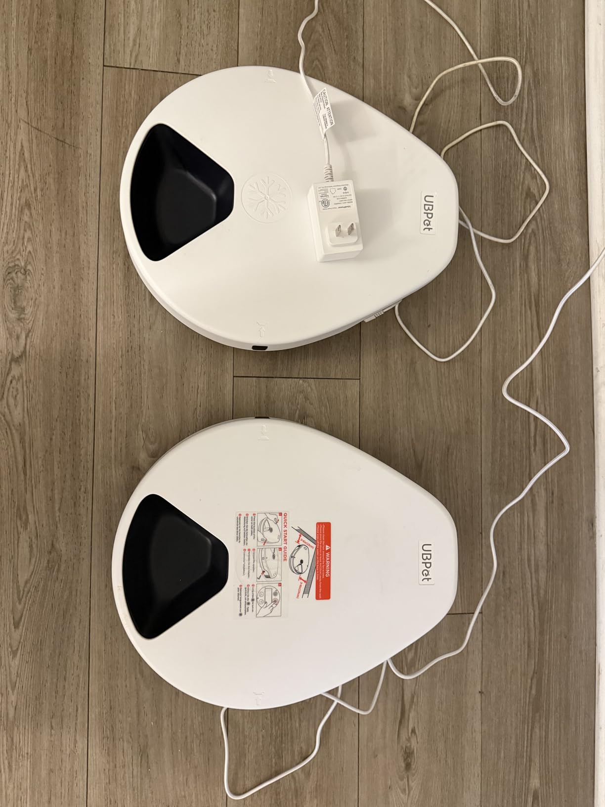 UBPET Cat Wet Food Automatic Feeder with Cooling, Semiconductor Refrigeration, with Timer, 5 Food Compartments for 330g Pet Food Each, Premium Meal Plates, Washable, for Cats customer photo 1