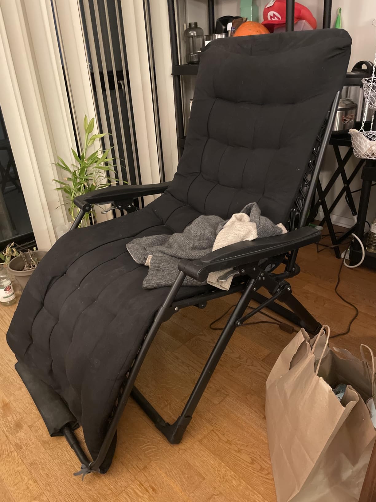 Suteck Oversized Zero Gravity Chair, 500LBS 33In XXL Outdoor Recliner Chairs w/Removable Cushion & Headrest customer photo 1