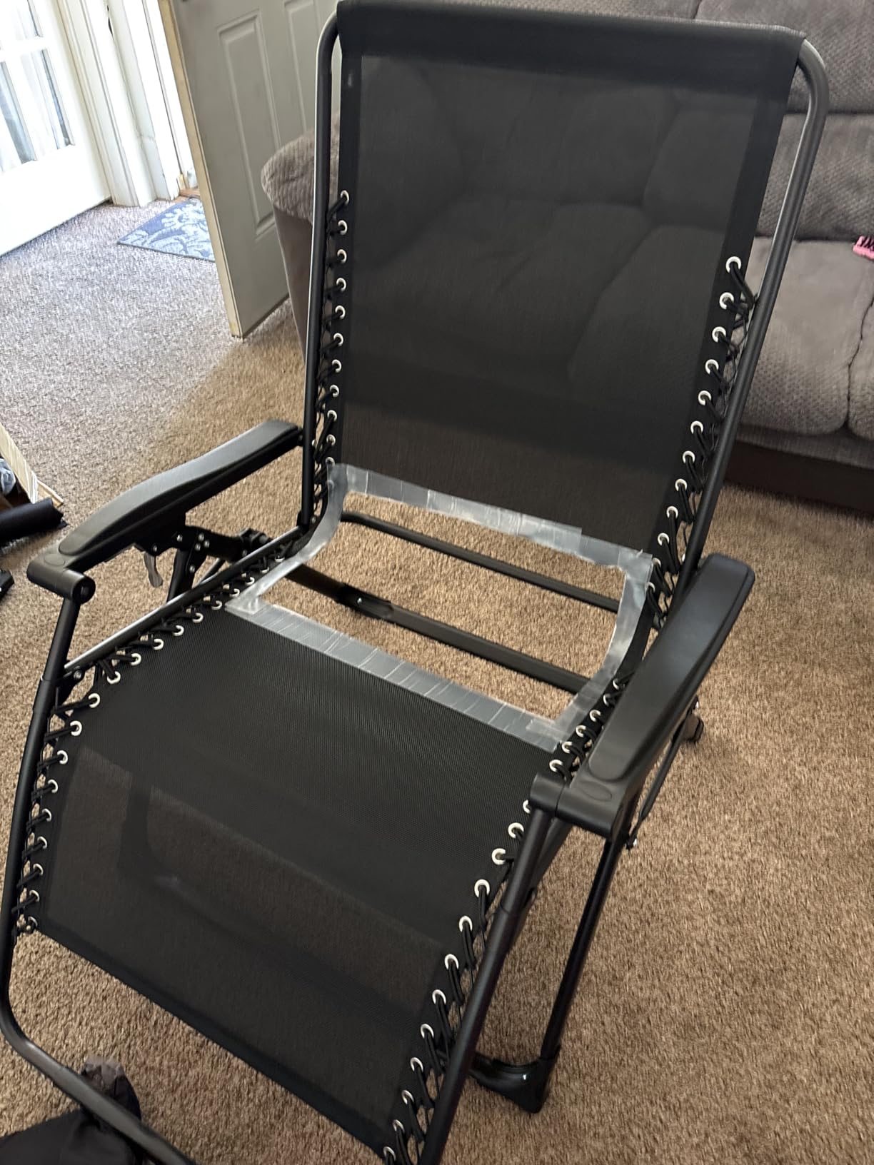 Suteck Oversized Zero Gravity Chair, 500LBS 33In XXL Outdoor Recliner Chairs w/Removable Cushion & Headrest customer photo 2
