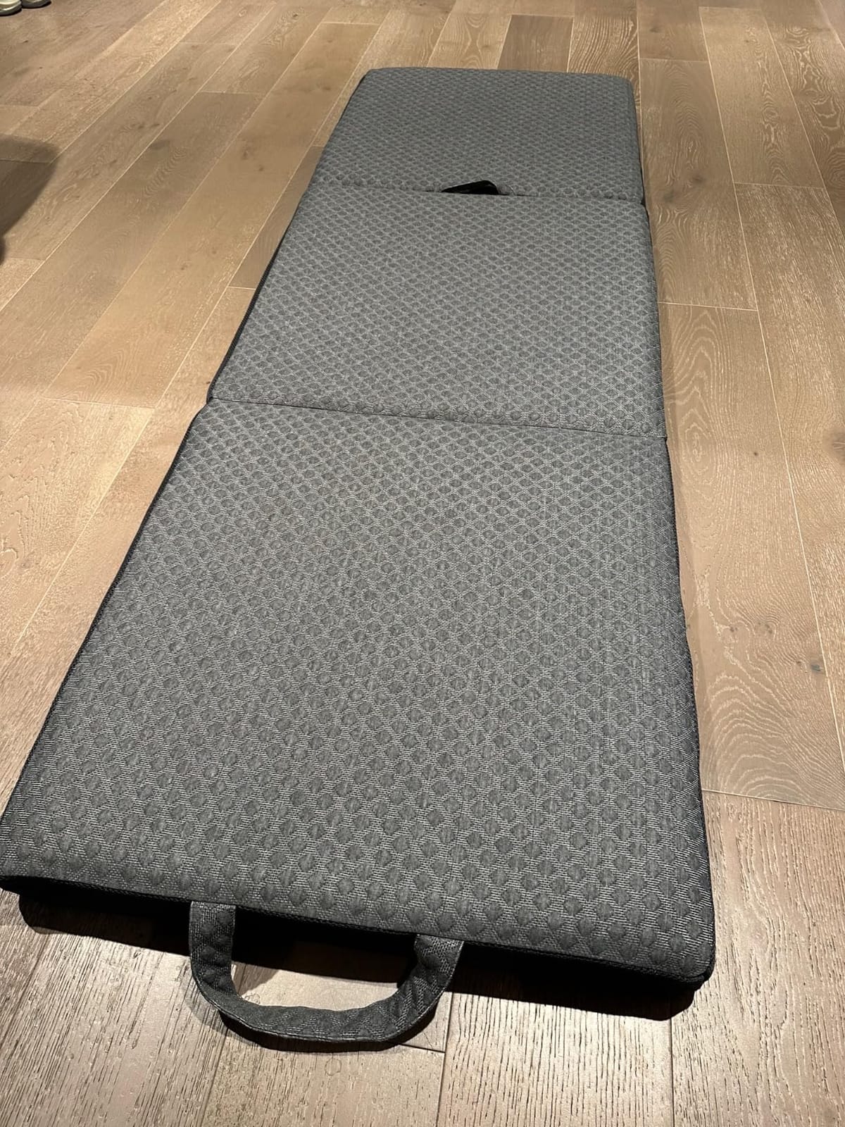 Tri Folding Mattress - Foldable Mattress for Travel/RV/Camping/Road Trip/Guest Room/Yoga, Tri-fold Memory Foam Mattress with Washable Cover, Handle & Non-Slip Bottom customer photo 2