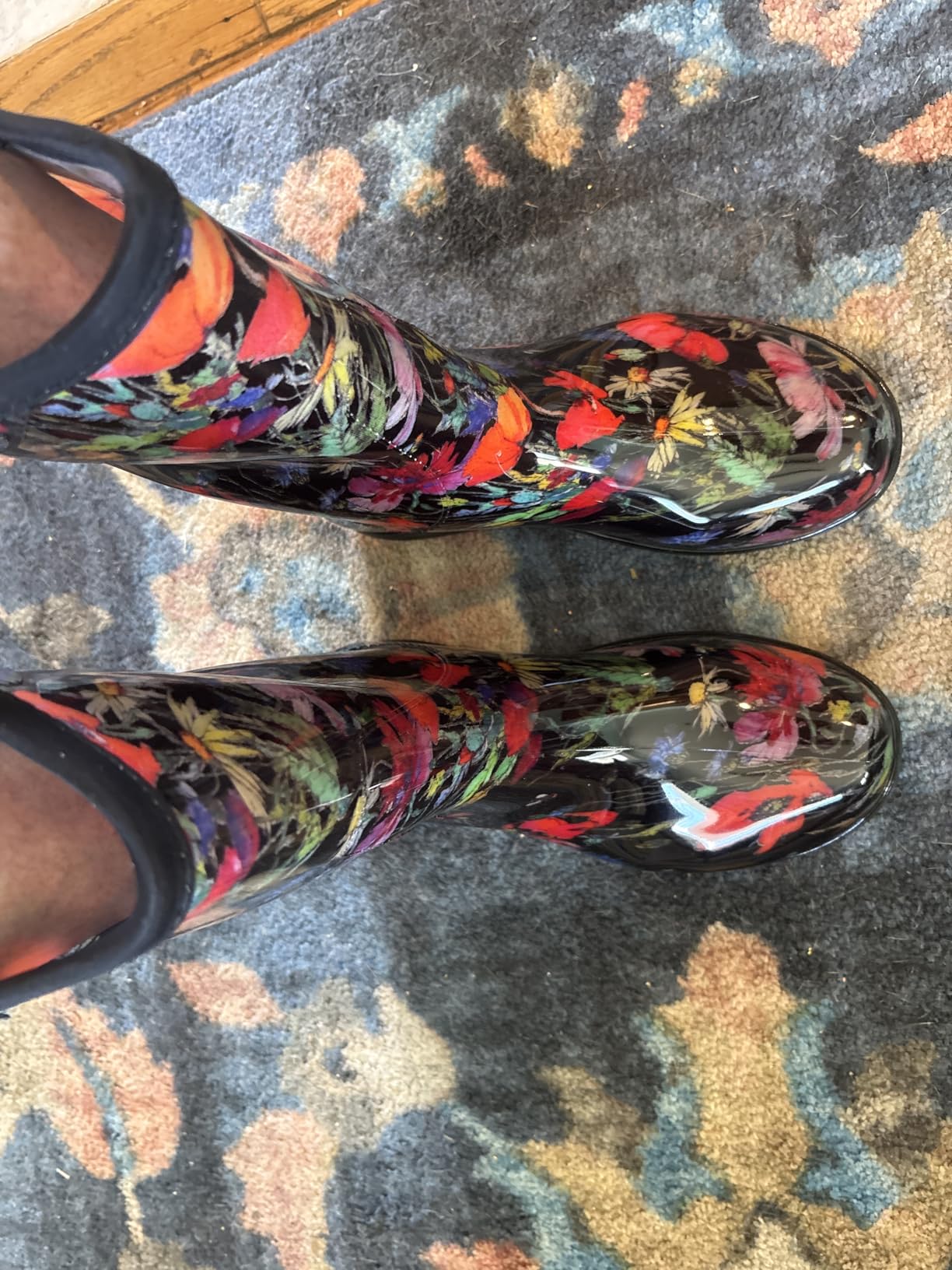Sloggers Waterproof Garden Rain Boots for Women - Cute MidCalf Boots customer photo 2