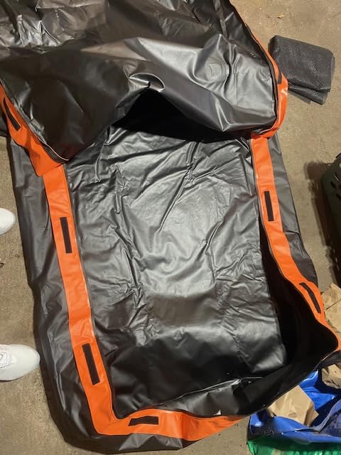 Sailnovo Car Rooftop Cargo Carrier 21 Cubic Feet Waterproof Soft Roof Bag | Heavy Duty 1000D PVC, Fit Vehicles with/without Rack, includes Anti-Slip Mat, 6 Door Hooks, 10 Reinforced Straps, Lock, for Trip customer photo 2