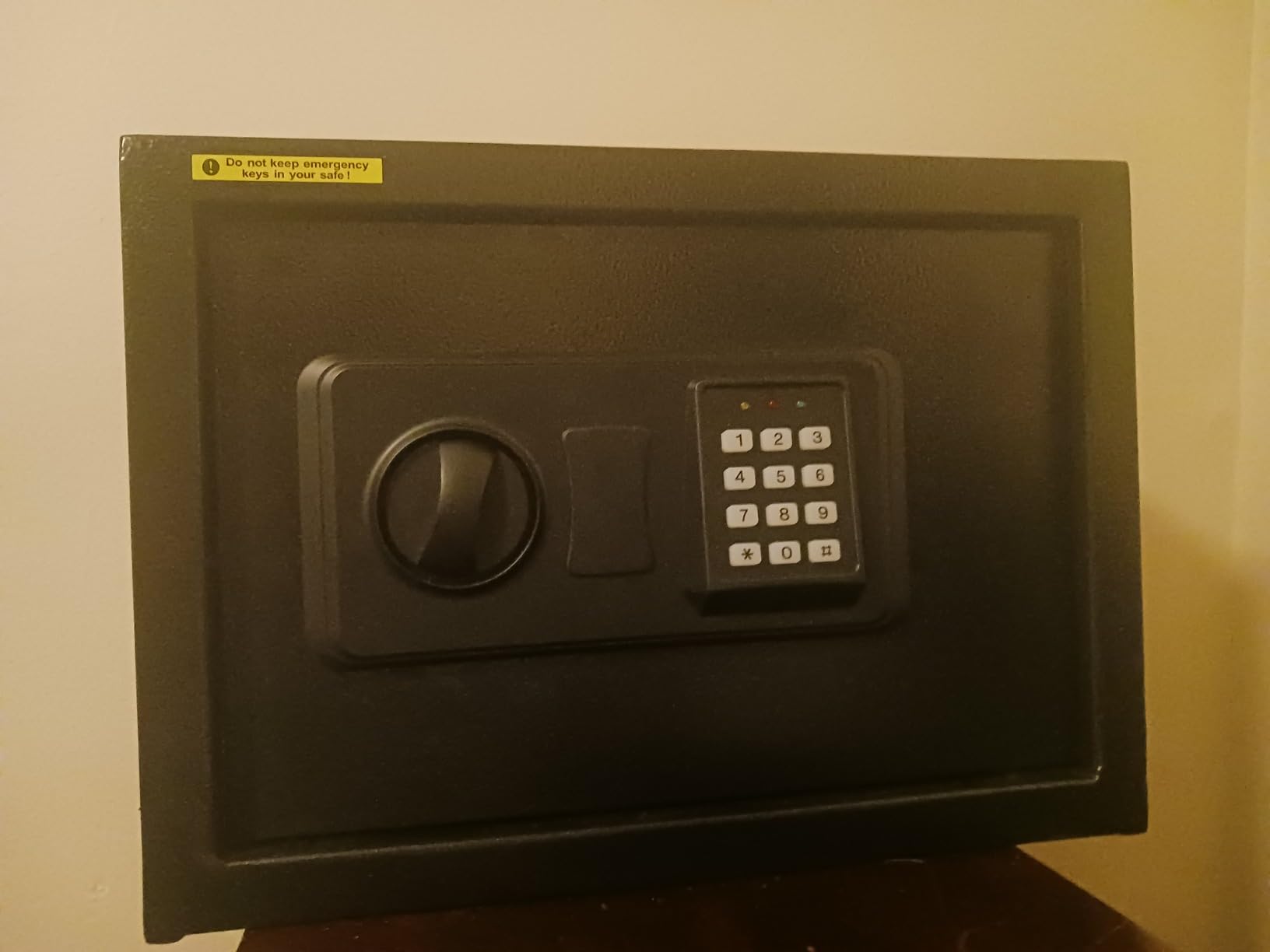 3.4 Cubic Home Safe Fireproof Waterproof, Fire Safe Box for Home with Digital Keypad, Key Lock and Alarm System, Anti-theft Security Safes Water and Fireproof for Document Medicine Money Valuables customer photo 2