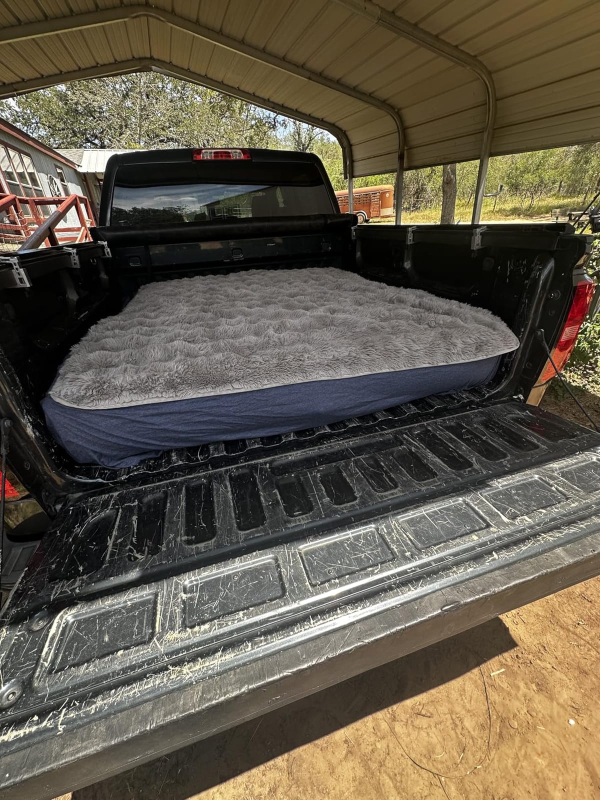 Umbrauto Air Mattress for 5.5-5.8 ft Full-Size Short Truck Beds, Inflatable Truck Tent Airbed with Pump, Pickup Camper Air Bed for Camping customer photo 2