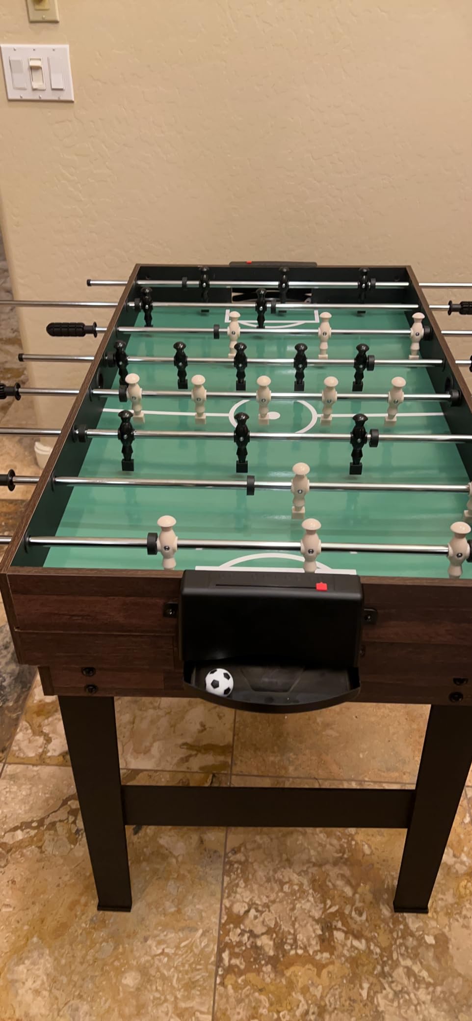 Best Choice Products 2x4ft Combo Game Table Set for Home, Game Room, Friends & Family w/Hockey, Foosball, Pool, Shuffleboard, Ping Pong, Chess, Checkers, Bowling, and Backgammon customer photo 1