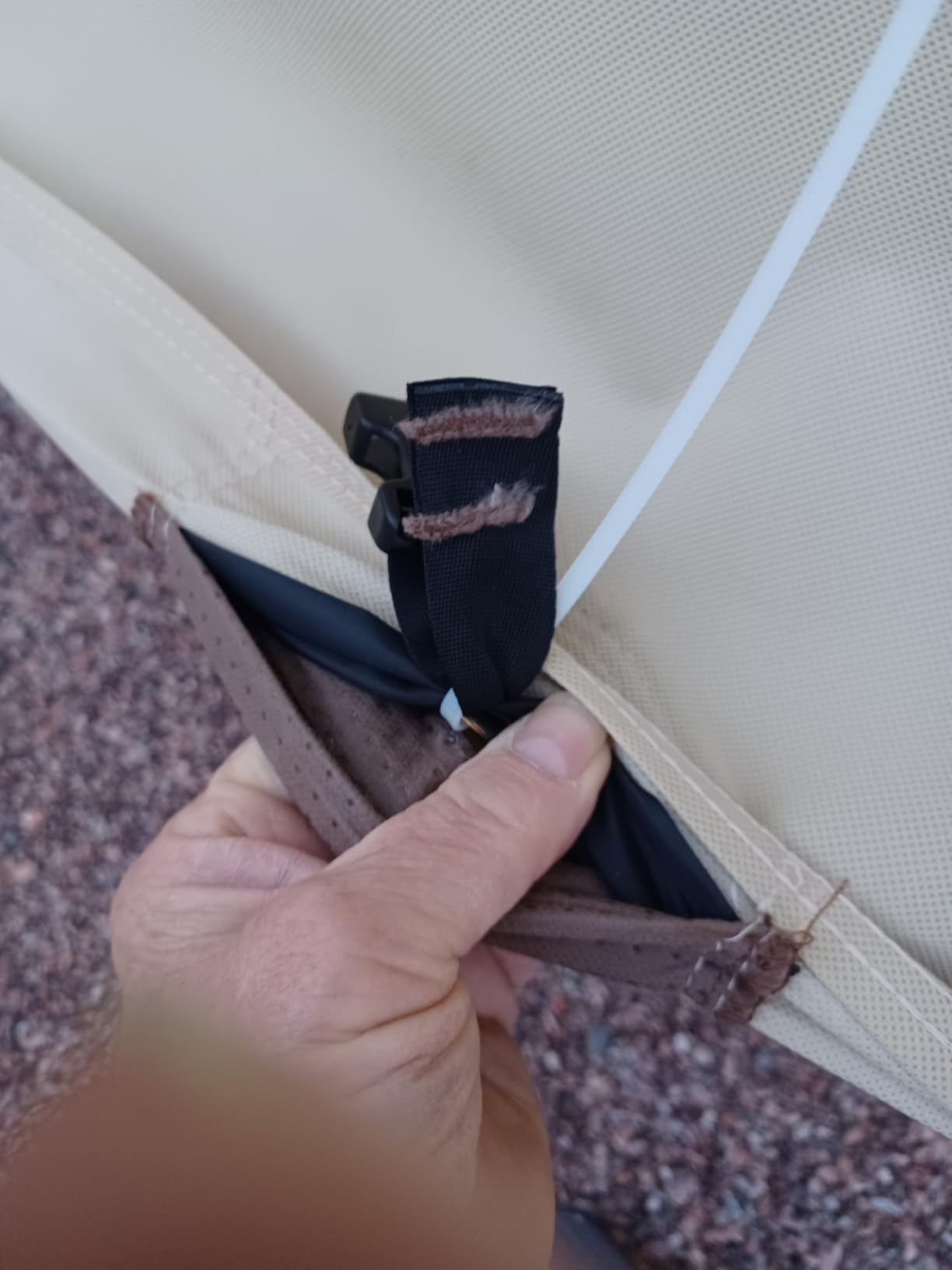 Umbrauto Class A RV Cover 34' ~ 37' - Upgraded Heavy-Duty 9-Layers Top Class A Motorhome Cover, Windproof & Breathable Toy Hauler Travel Trailer Covers Includes 3 Extra Straps & Gutter Covers customer photo 2