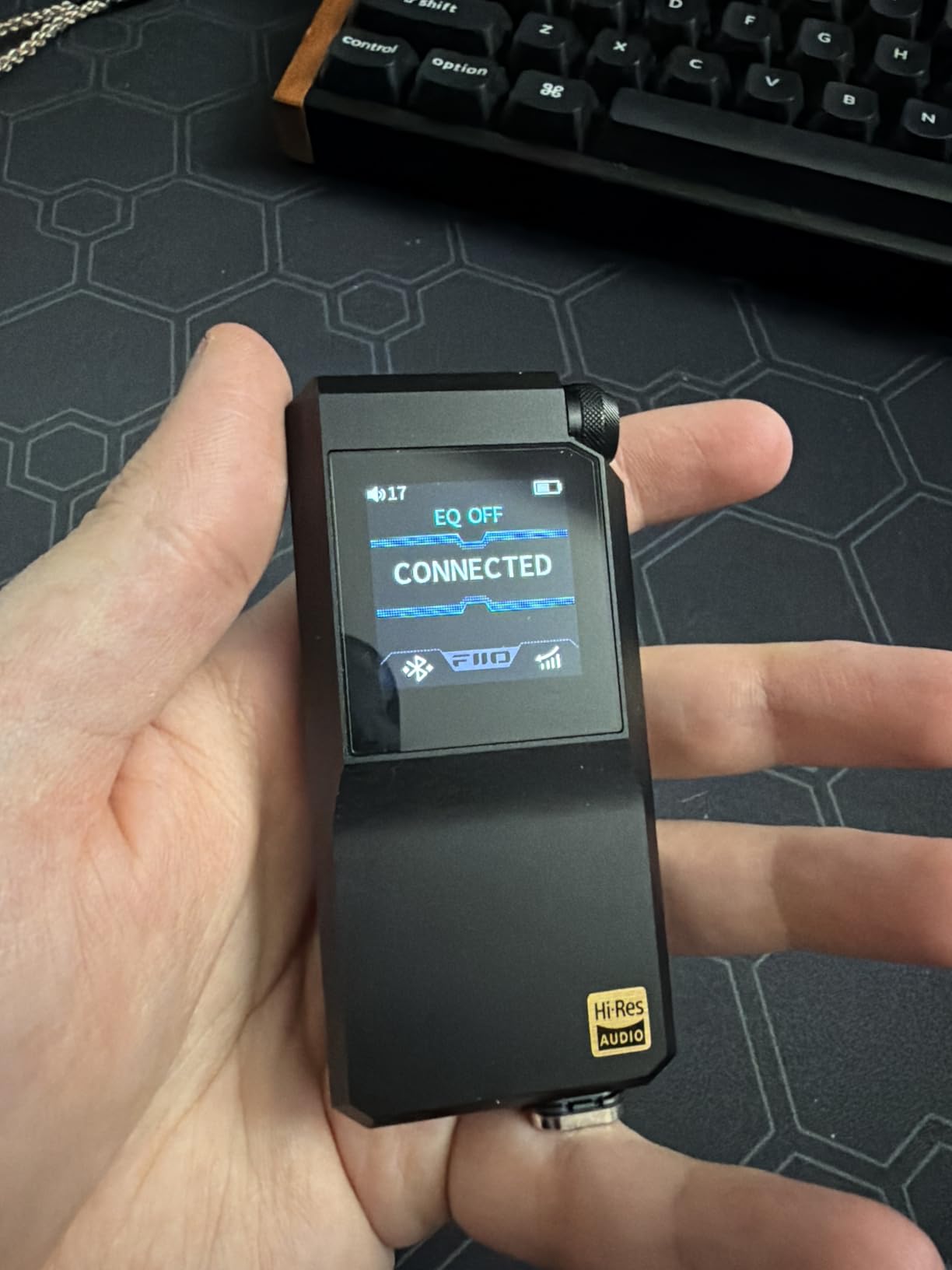FiiO BTR17 Bluetooth 5.4 USB DAC AMP with LDAC, aptX Lossless. Dual ES9069Q, 10-Band PEQ, THX AAA 78+amps 3.5mm Unbalanced & 4.4mm Balanced (Blue) customer photo 1