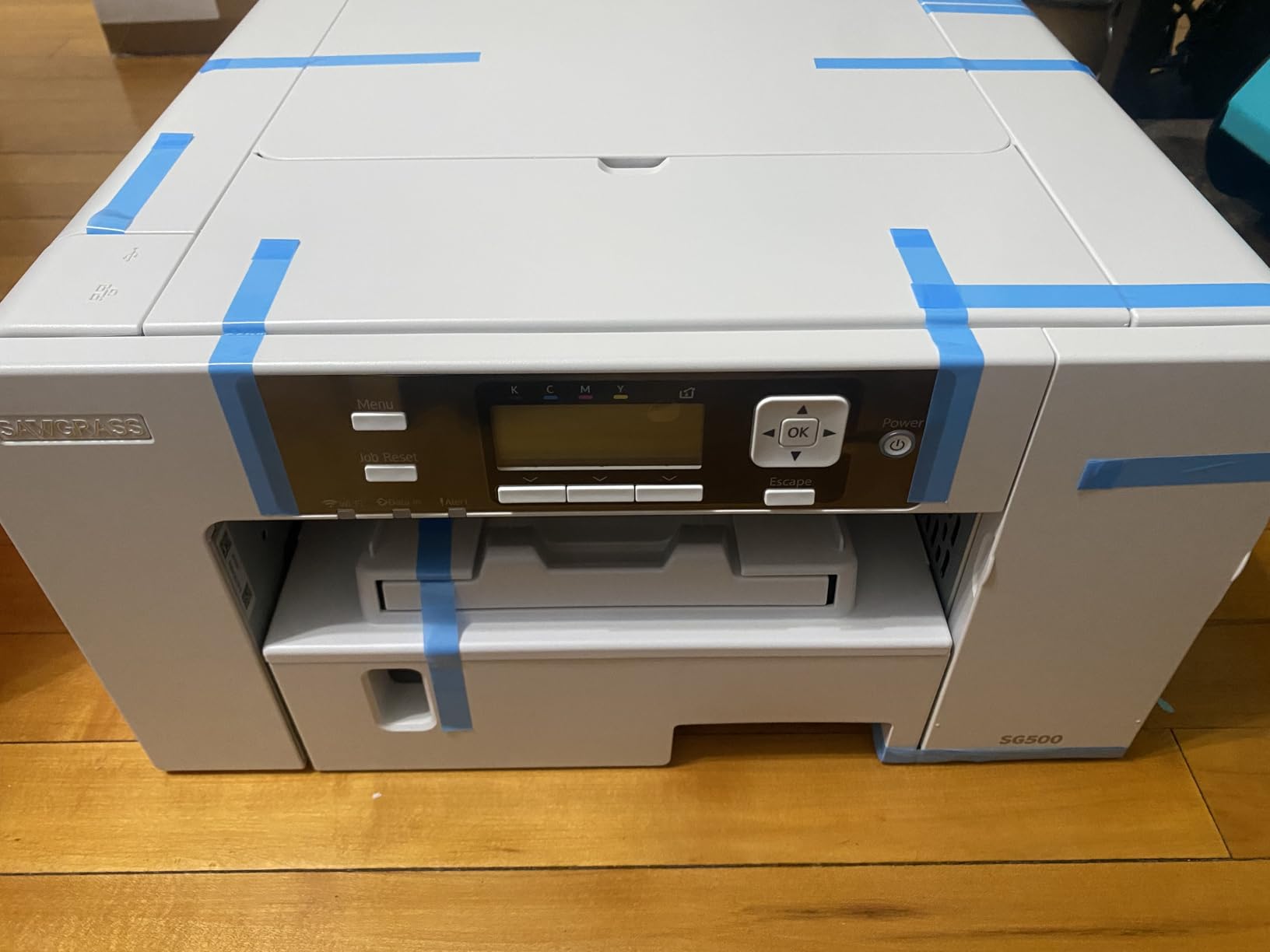 Sawgrass SG500 Sublimation Printer Starter Bundle with Ink and Paper | Includes 20 mL SubliJet UHD inks and TruePix paper. Anti-clog design built for sublimation. Includes 1 on 1 training. customer photo 1