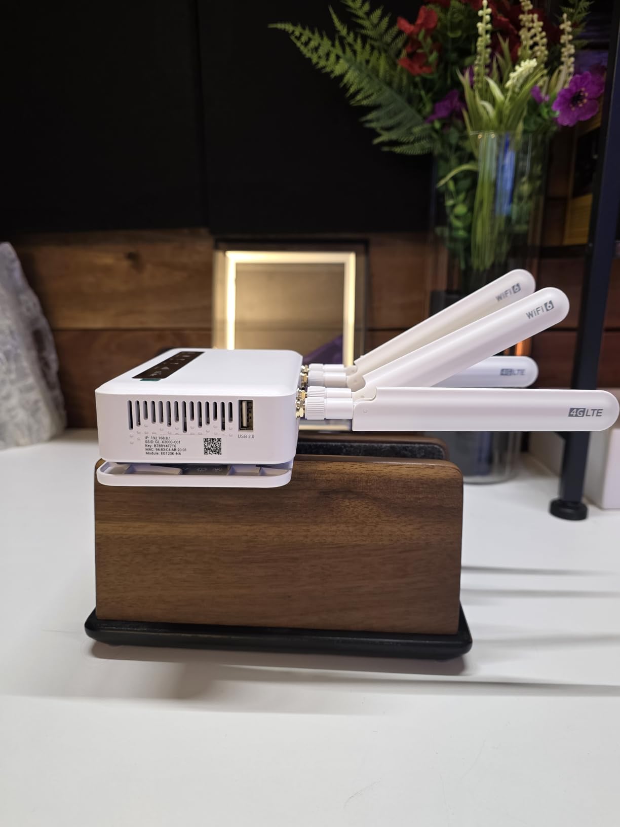 GL.iNet GL-X2000 Spitz Plus 4G LTE CAT 12 Wi-Fi 6 Dual-SIM Router, NA Only | 4G CAT 12, Wi-Fi 6, Detachable Antennas, Dual-SIM, T-Mobile & AT&T IoT Certified, OpenWrt VPN, Home, RV, Road Trips, Offices customer photo 1
