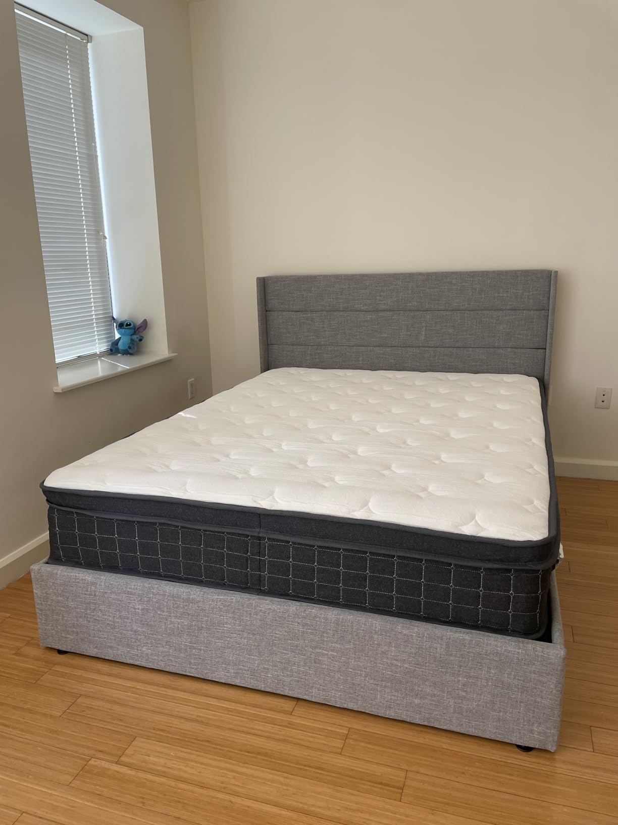 SupremeSleep Queen Mattress, 12 Inch Queen Size Mattresses in a Box, Individually Wrapped Pocket Coils for Isolate Motion, Pressure Relief, CertiPUR-US Certified, Support Comfort & Medium Firm customer photo 1