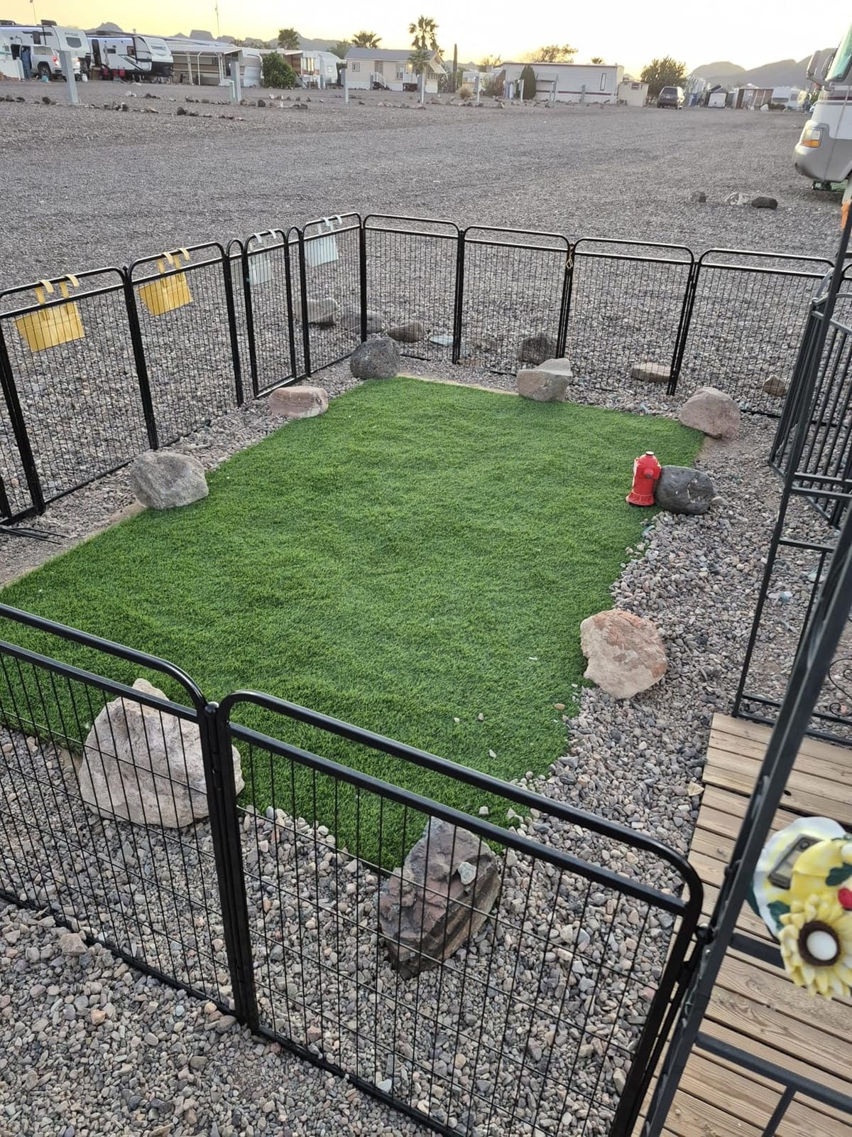 XLX TURF Large Artificial Grass Pad for Dogs Potty, Extra Soft Thick Turf for Indoor Outdoor Patio Balcony, 4 FT X 6 FT customer photo 2