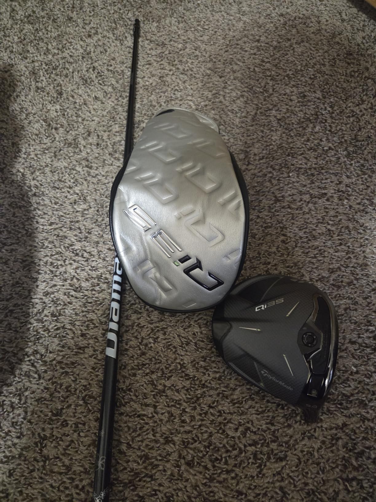 TaylorMade Qi35 Driver Golf Club, Optimized for Ideal Launch and Spin, Customizeable Weight Distribution for Distance and Forgiveness customer photo 1