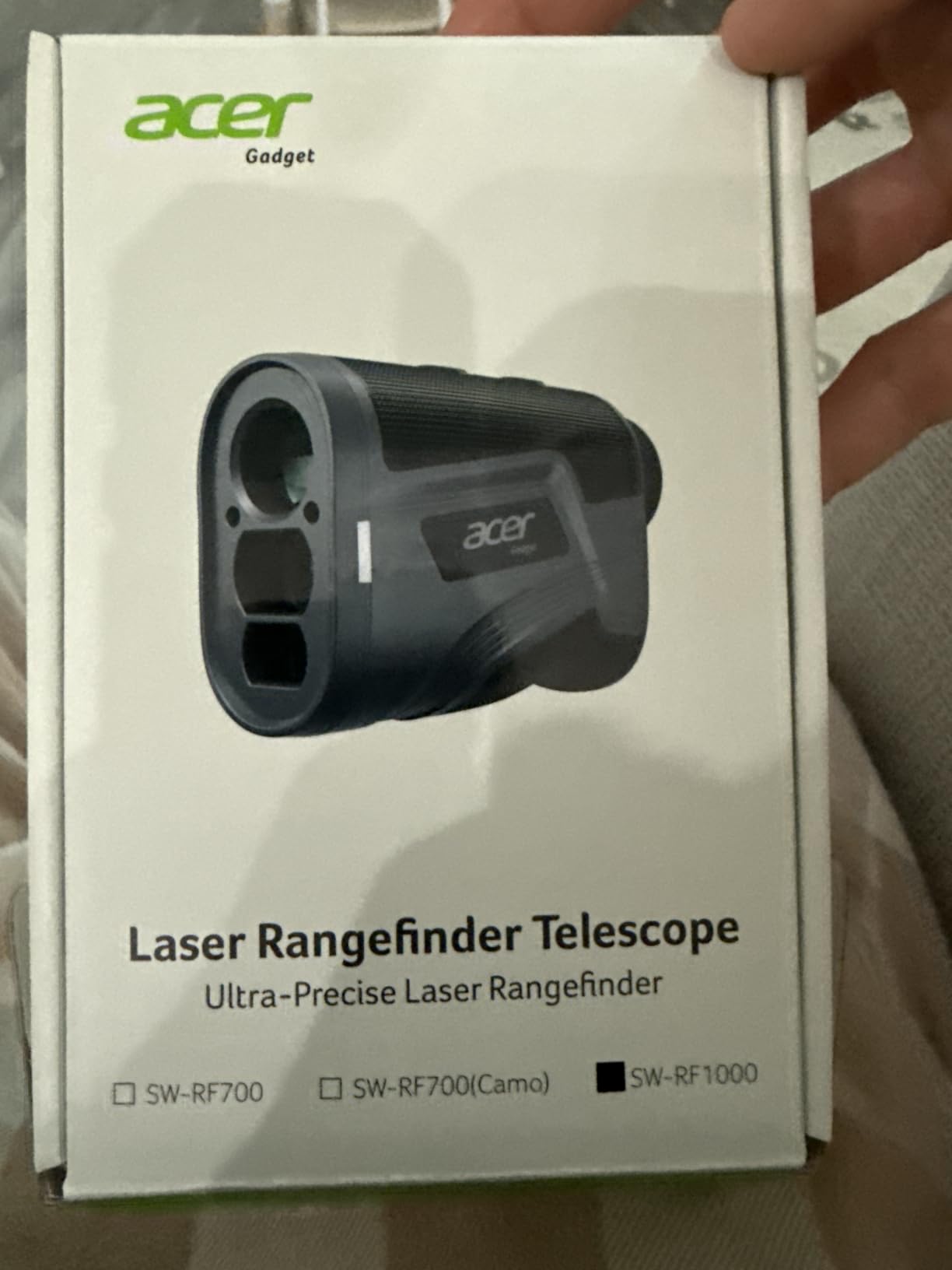 Acer Gadget Golf Rangefinder with Slope On/Off, 800/1200Yards, 6X Magnification with Flag Pole Locking Vibration, Rechargeable Battery with Magnetic Stripe customer photo 2