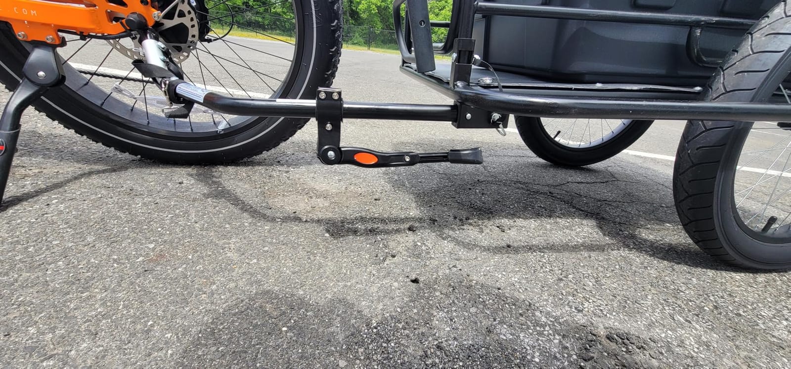 VEVOR Bike Cargo Trailer, 70/275 lbs Load Capacity with Universal Hitch | Foldable Compact Storage & Quick Release 20
