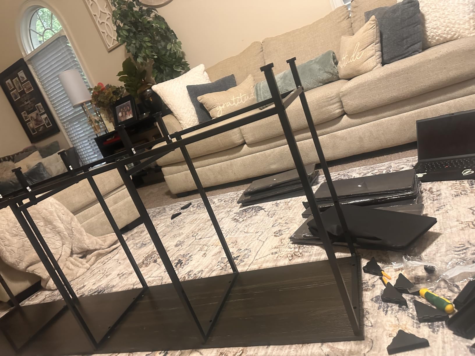 Huuger 70 Inch Dresser for Bedroom, TV Stand for 65, 75, 80 Inch TV, 12 Fabric Drawer Long Dresser, Large Entertainment Center for Bedroom, Wide Chest of Drawer with Storage, Rustic Brown customer photo 2