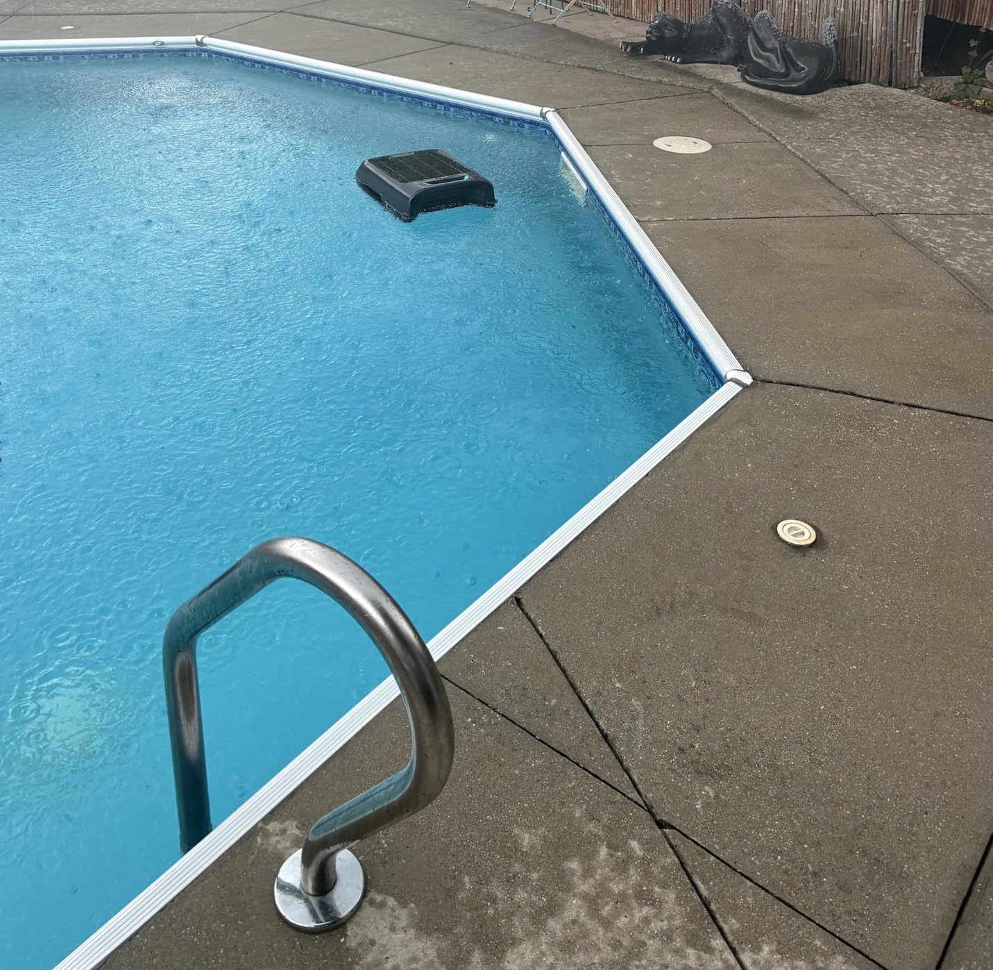 AIPER EcoSurfer S2 24/7 Solar Pool Skimmer Robot with App Support, Blue | Dual Charging Modes, Smart Obstacle Avoidance, 150-um Filtration, OTA Upgrade, Leak-Proof Baffle, Edge & Corner Cleaning customer photo 1