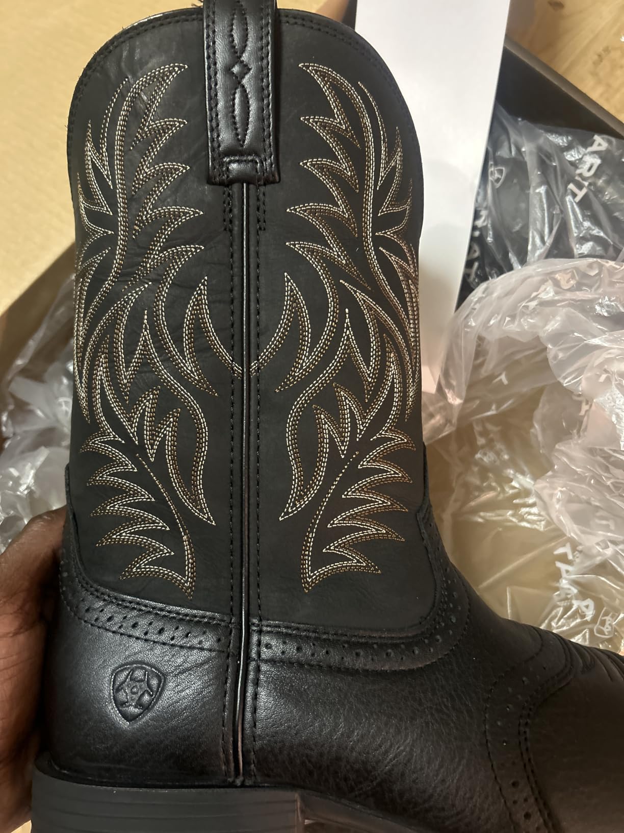 Ariat Men's Sport Western Wide Square Toe Cowboy Boot customer photo 2
