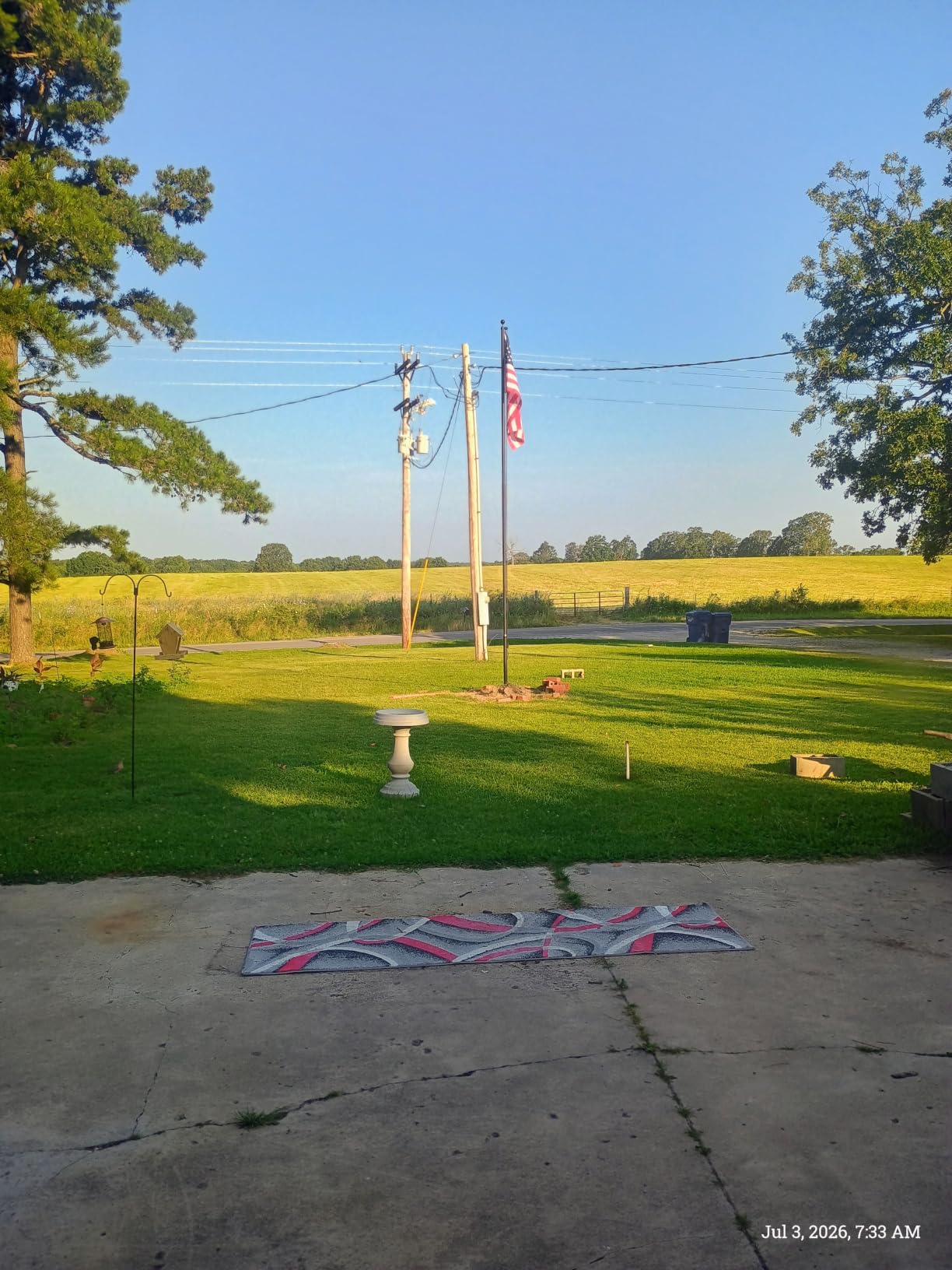 20FT Heavy Duty Tapered Flag Pole Kit, 100MPH Tested Outside House | Tapered Design For Wind Resistance, 13-Gauge Rust-Resistant Aluminum Flagpole, Fly 2 Flags, Complete Hardware, Easy Install customer photo 1
