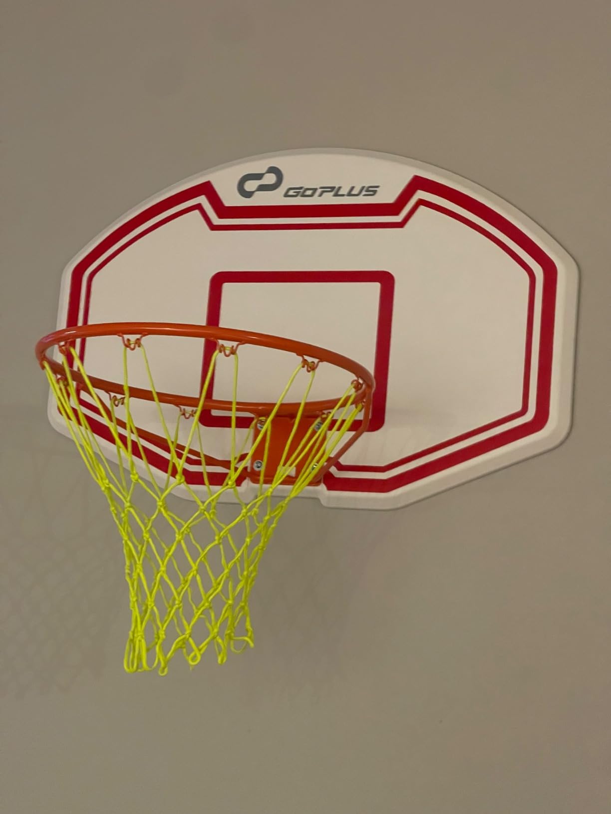Goplus Large Wall Mounted Basketball Hoop, 36