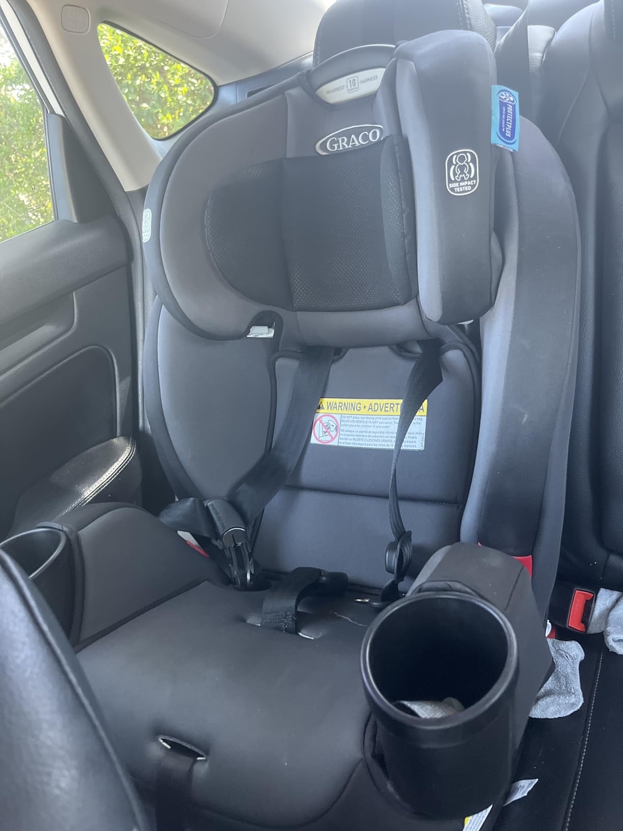 Graco TriRide 3-in-1 Convertible Car Seat - Highback Booster, Forward & Rear Facing Modes, Suitable from Newborn to Preschooler, Redmond Color customer photo 2