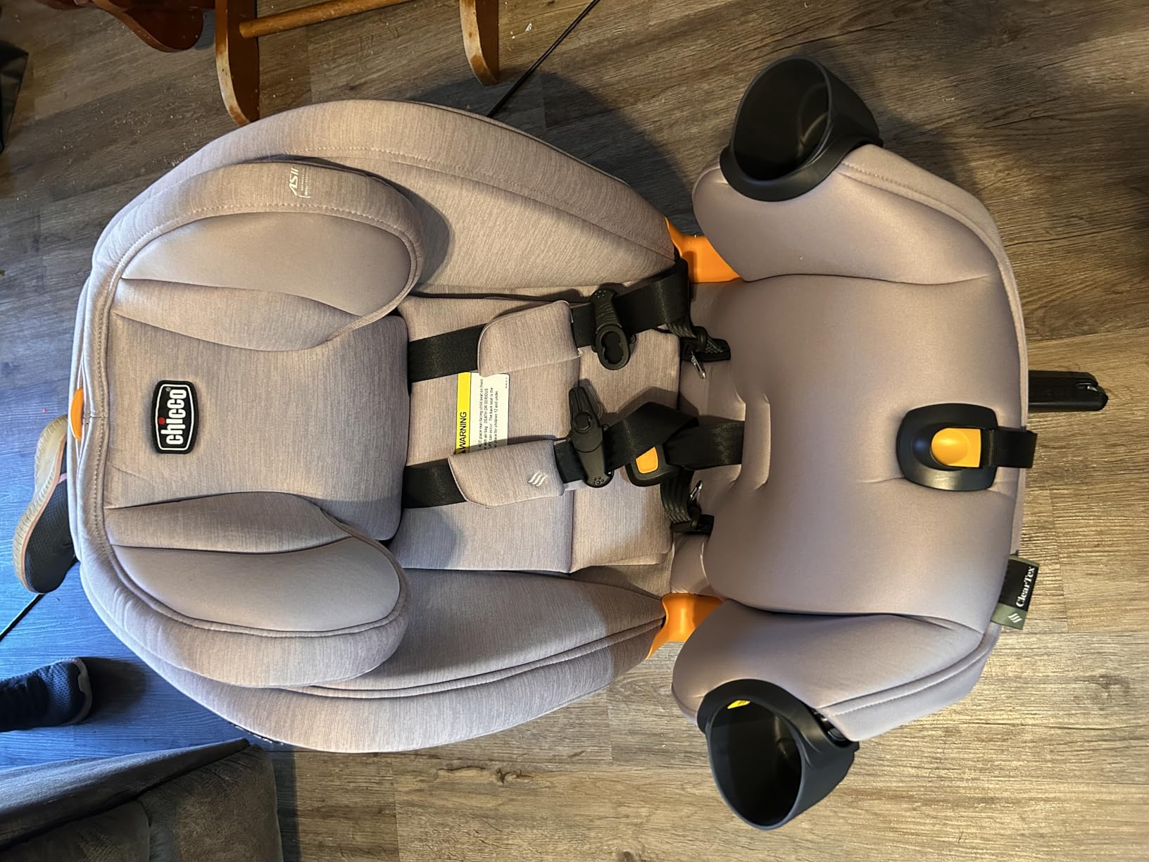 Chicco OneFit LX All-in-One Convertible Booster Car Seat, 5-100 lbs, ClearTex, GREENGUARD Gold customer photo 1