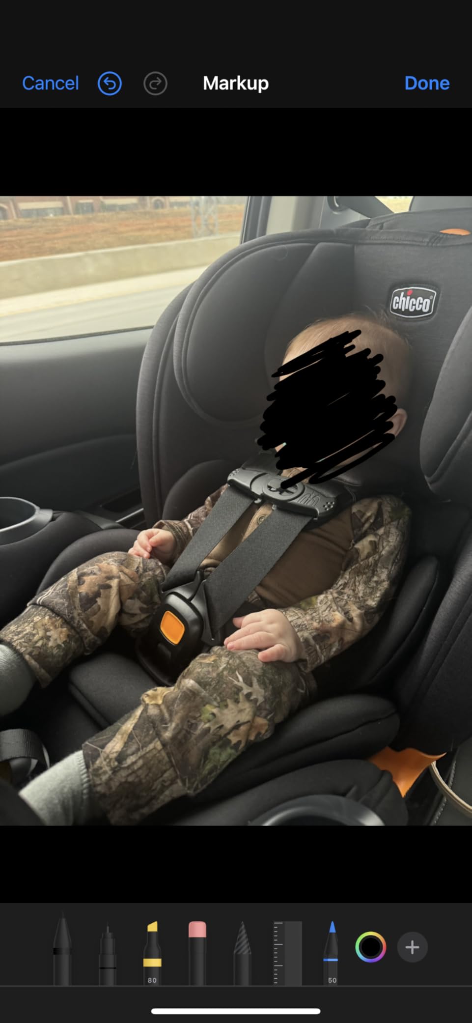 Chicco OneFit LX All-in-One Convertible Booster Car Seat, 5-100 lbs, ClearTex, GREENGUARD Gold customer photo 2