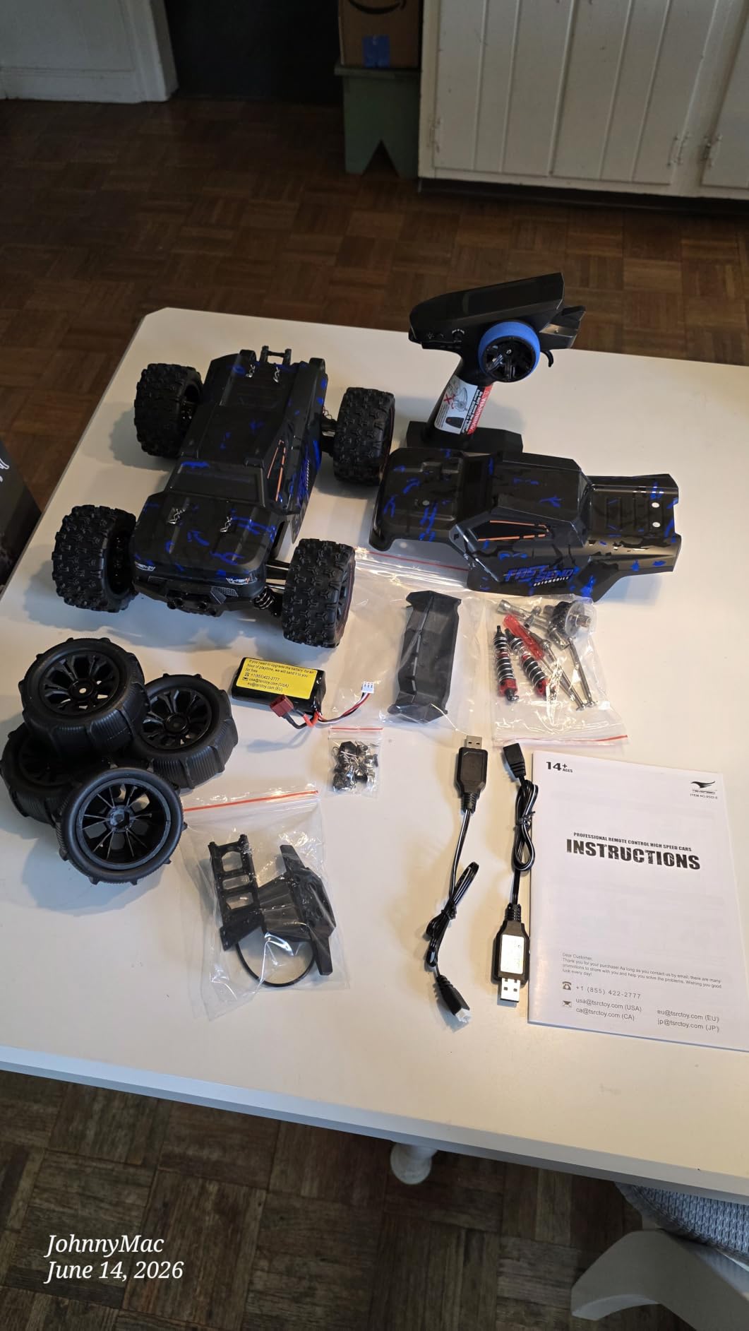 1:14 Scale RC Cars for Adults, 60KPH High Speed RC Truggy, 4X4 Off-Road Remote Control Truck, Waterproof Electric Car for Snow, Sand, Beach & Rocky Surfaces customer photo 1