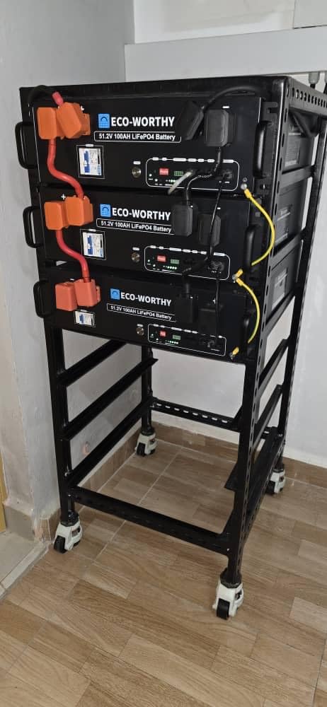 ECO-Worthy Cubix100 48V 600Ah Server Rack Battery LiFePO4 | 6 Pack 30.72kWh Solar Battery Kit for Home Backup | UL9540 & UL1973 & CEC Listed, for Home Backup Power customer photo 1