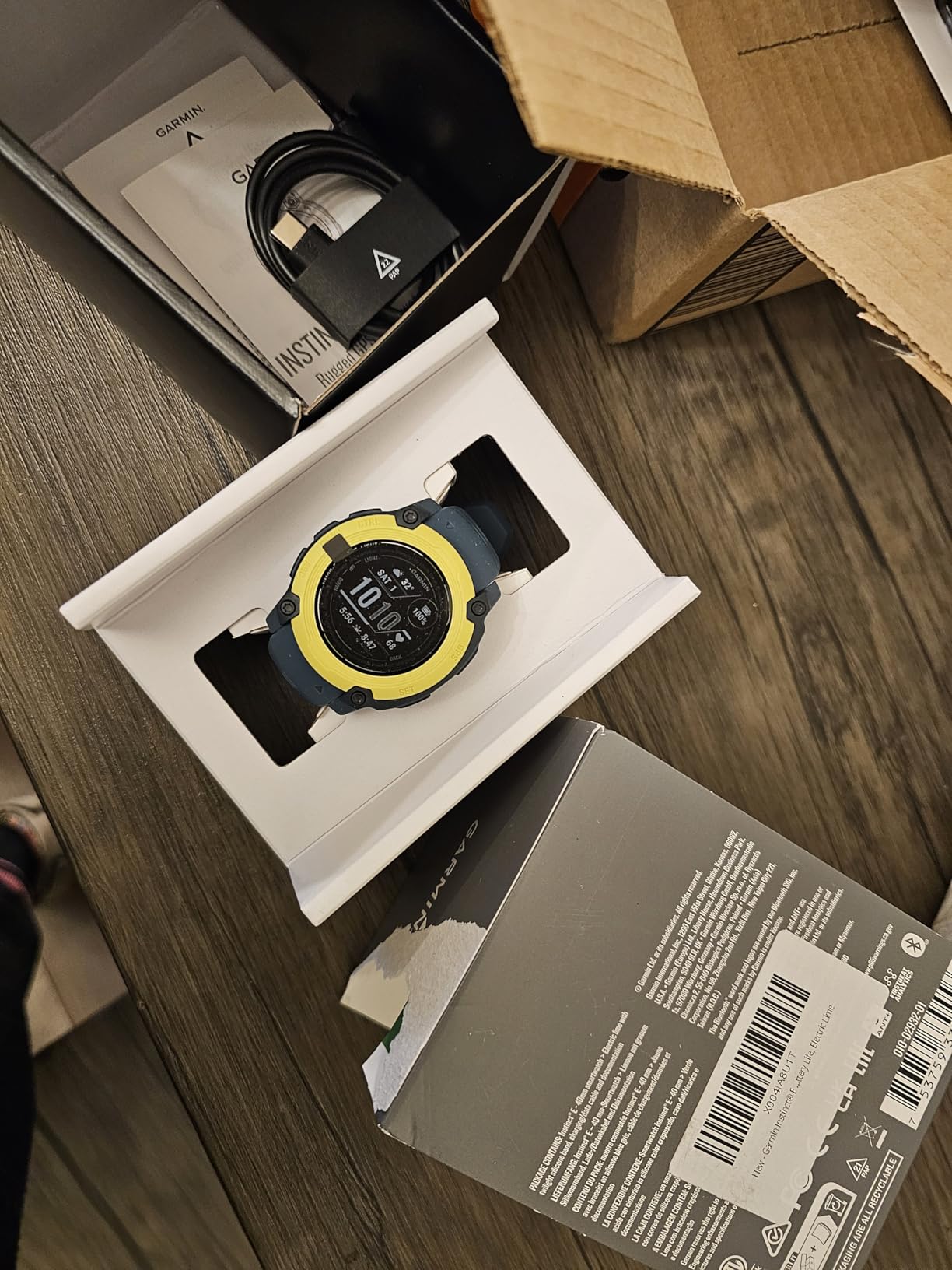 Garmin Instinct® E, Rugged GPS Smartwatch, 45mm, Charcoal | Rugged Design, Essential Health & Wellness Features, Built-In Sports Apps, Navigation Features customer photo 2