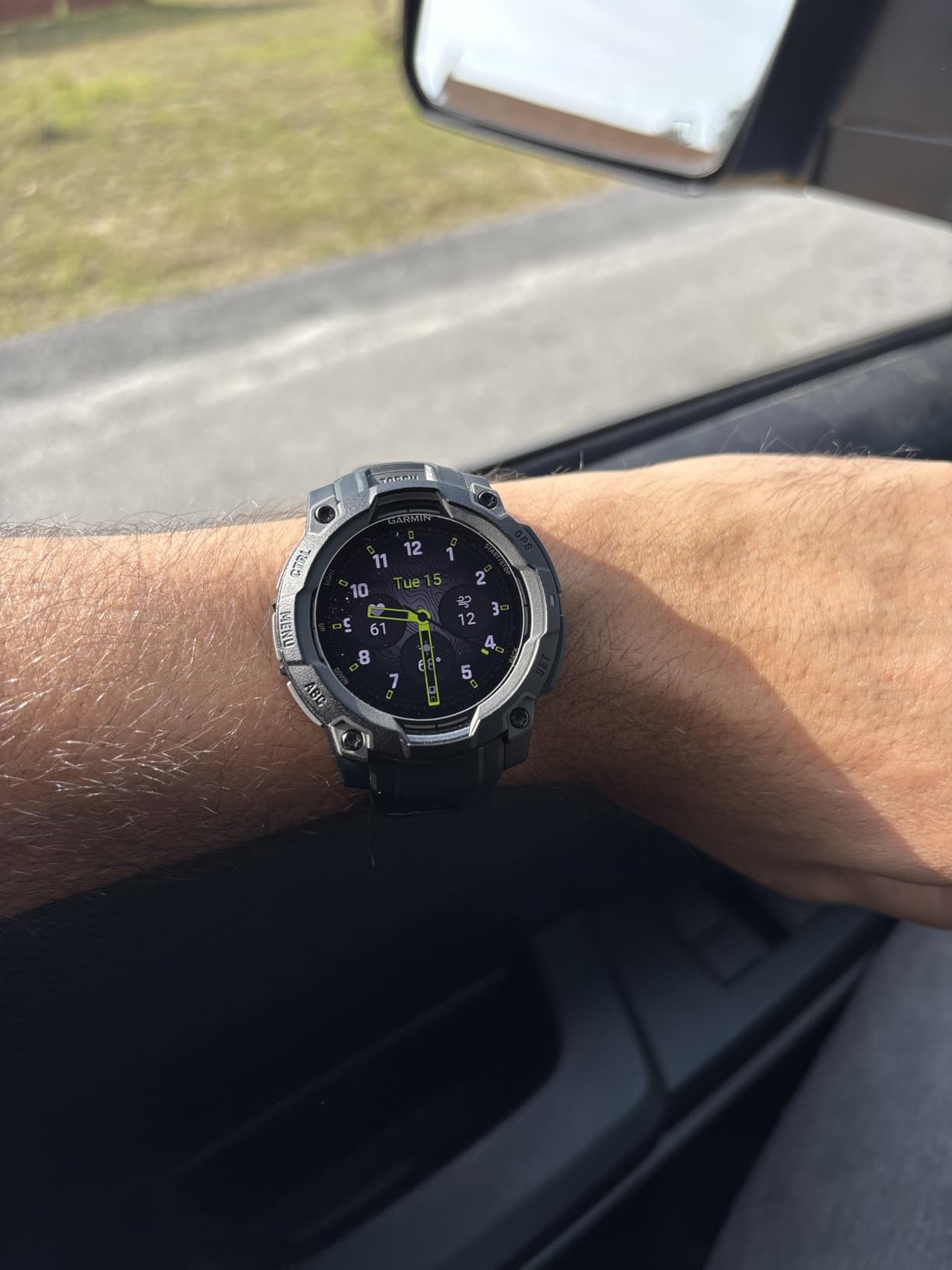Garmin Instinct® 3 AMOLED, Rugged GPS Smartwatch, 45mm, Black | Bright AMOLED Display, Rugged Design, Metal-Reinforced Bezel, 24/7 Health Monitoring, Built-In Flashlight customer photo 2