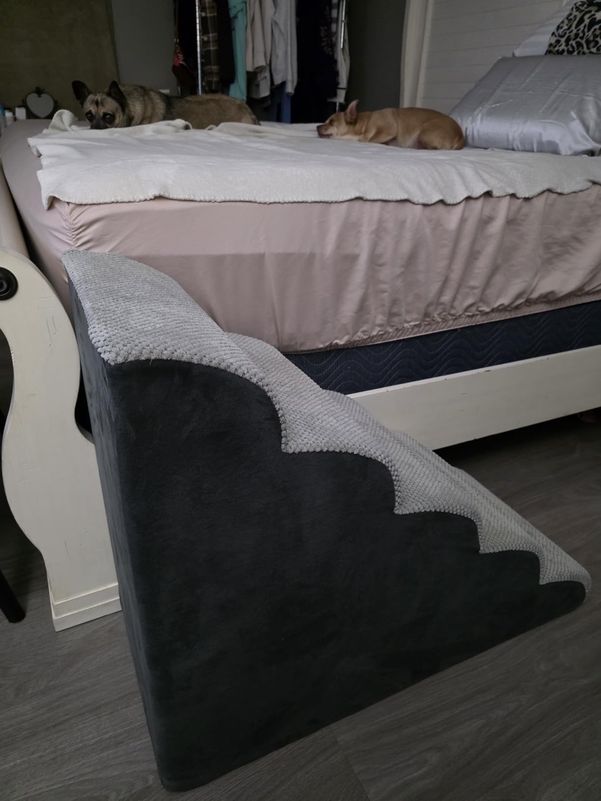 MEJYJEM Dog Stairs for high Beds 28.7