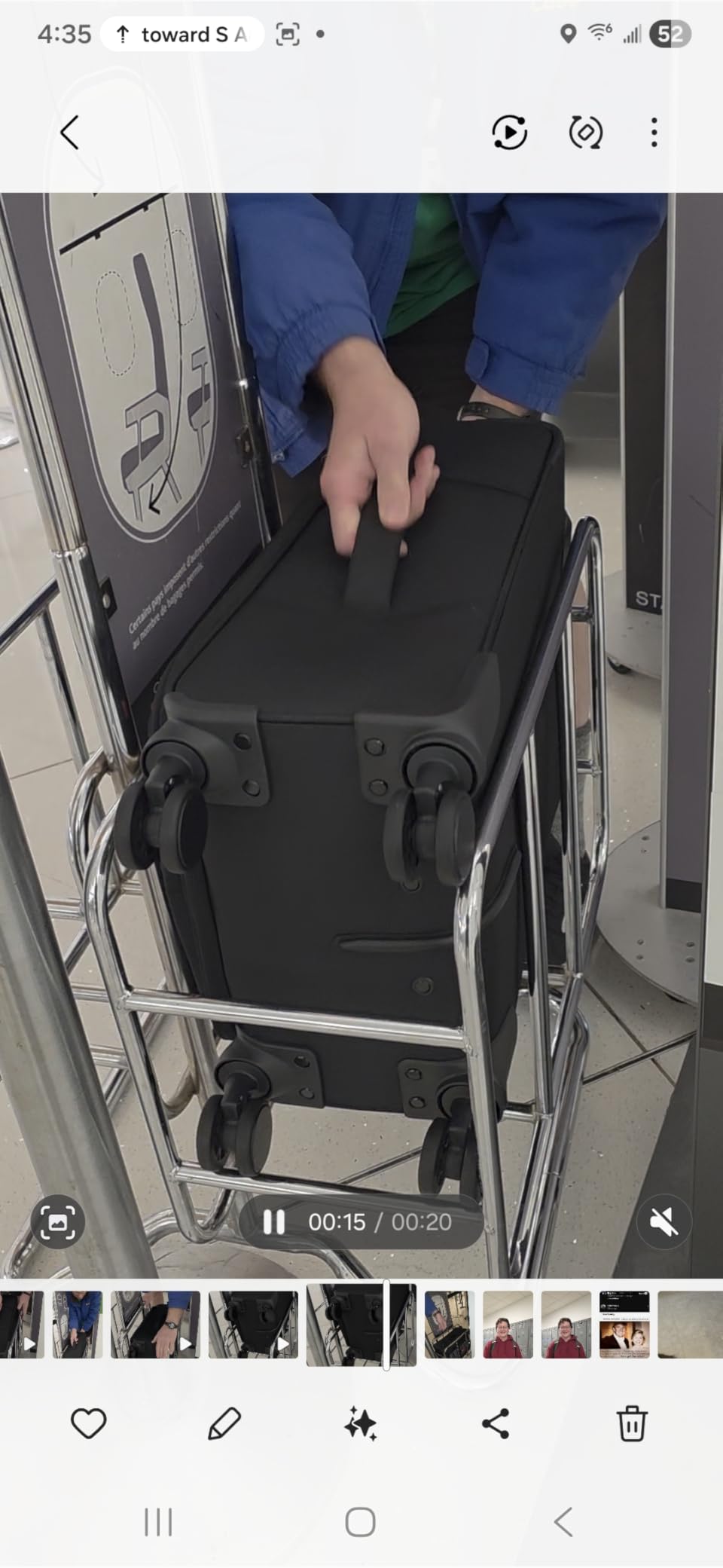 Carry On Luggage 22x14x9 Airline Approved with TSA Lock for Business Trip | with 2 Pcs Packing Cubes, 360° Silent Spinner Wheels, Front Laptop Compartment Softside Travel Carry-on Luggage fit Overhead customer photo 1