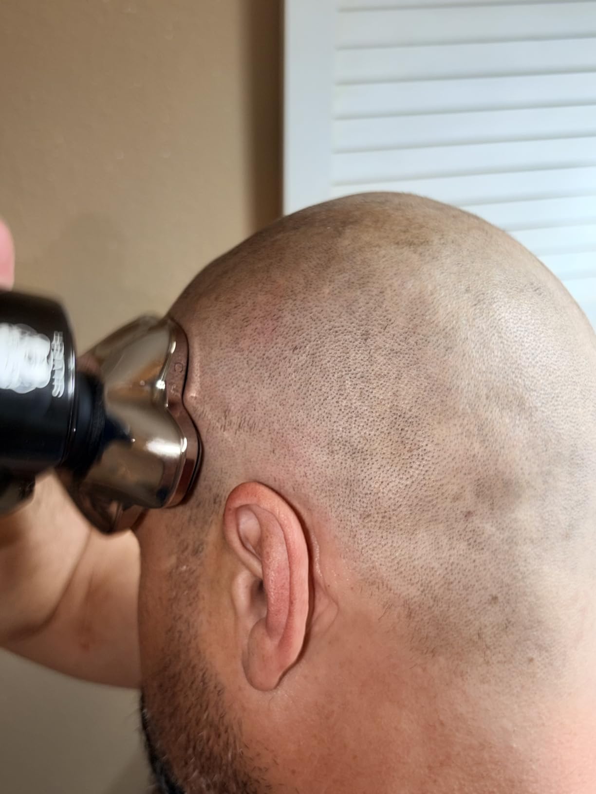Skull Shaver Pitbull Silver PRO SX5 Head and Face Shaver, Cordless Razor customer photo 2