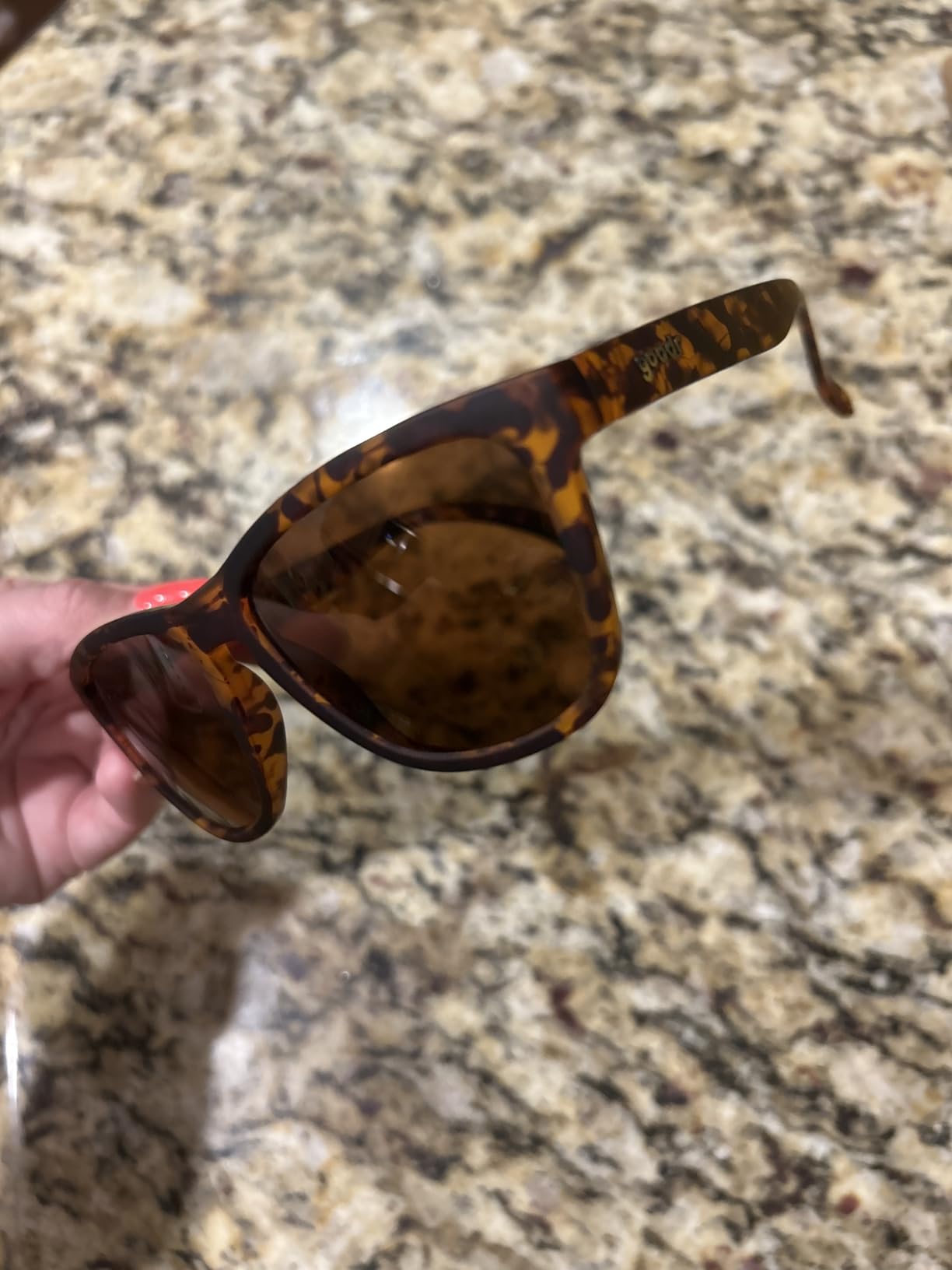 goodr OG Polarized Sunglasses Women & Men | Medium Fit, UV400, Non-Reflective/Mirrored Lenses, No Slip, Multi Colors customer photo 1