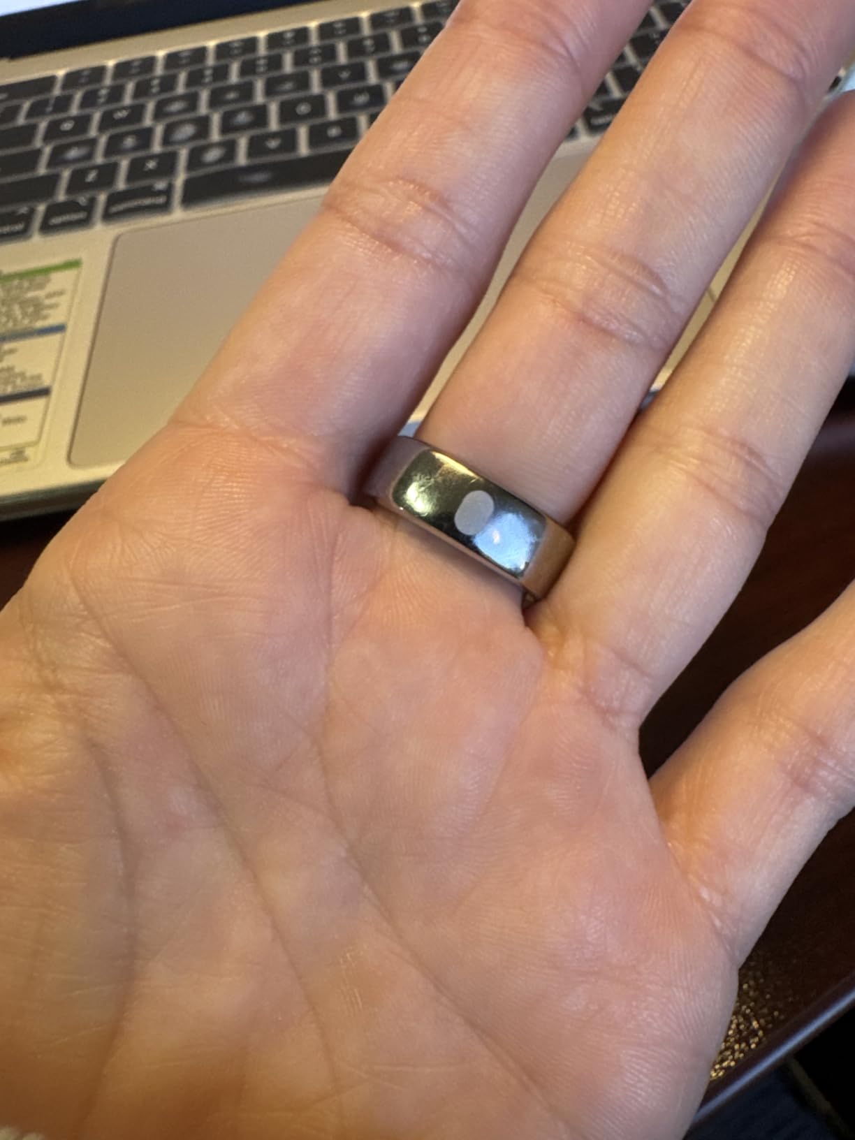 RingConn Gen 2 Air Ultra-Thin Smart Ring (Size 8, Galaxy Silver) customer photo 2